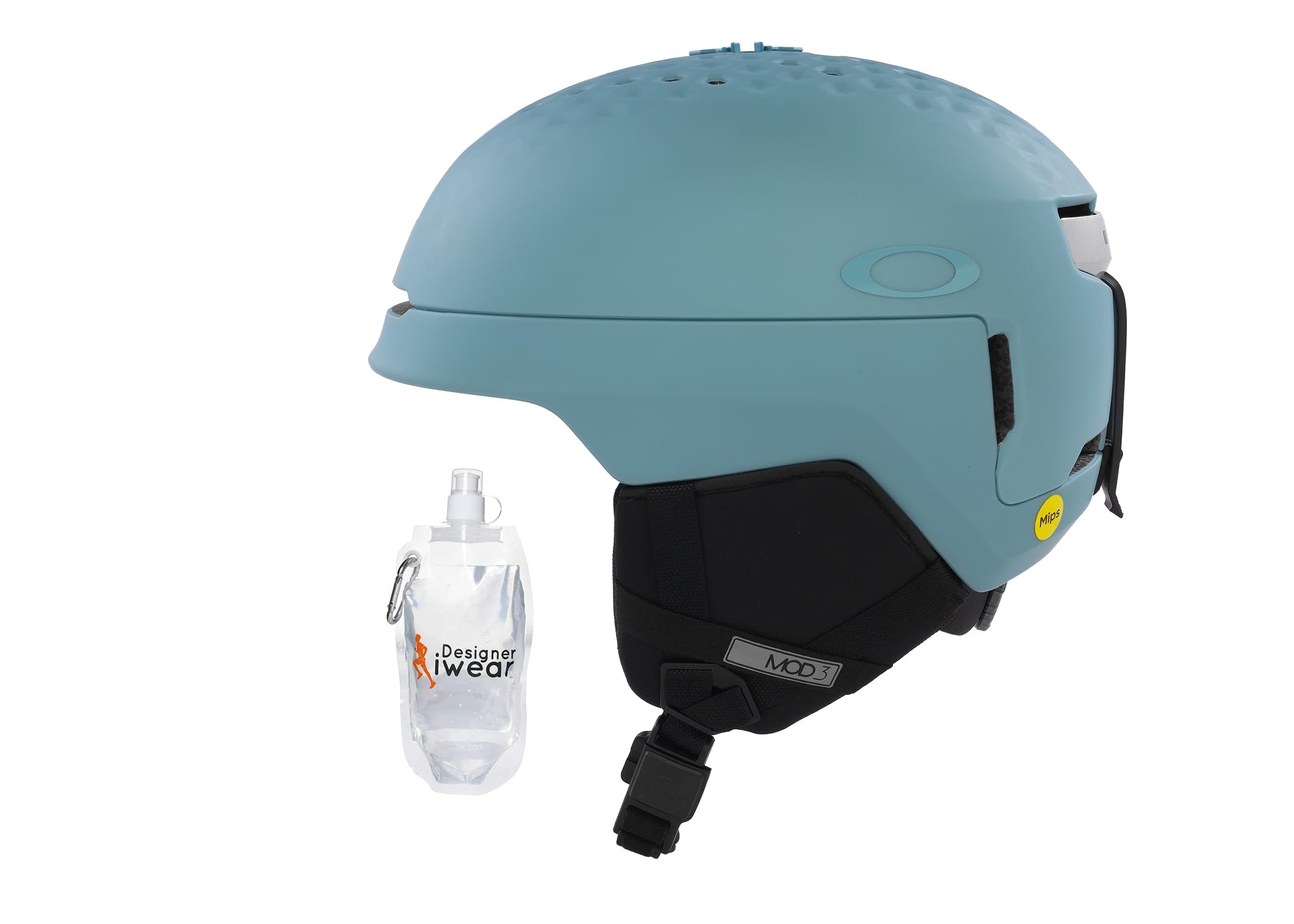 Oakley MOD 3 MIPS Ski & Snowboarding Helmet for Men & Women - Lightweight Safety Helmet with Ventilation | Includes Collapsible Water Bottle with Carabiner | Perfect for Skiing, Snowboarding & Winter Sports