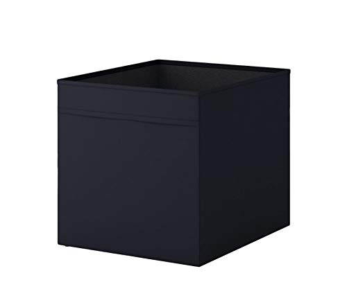 Foldable Cloth Storage Bins 13x15x13 - 2 Pack Black Organizers for Closet, Shelf & Nursery