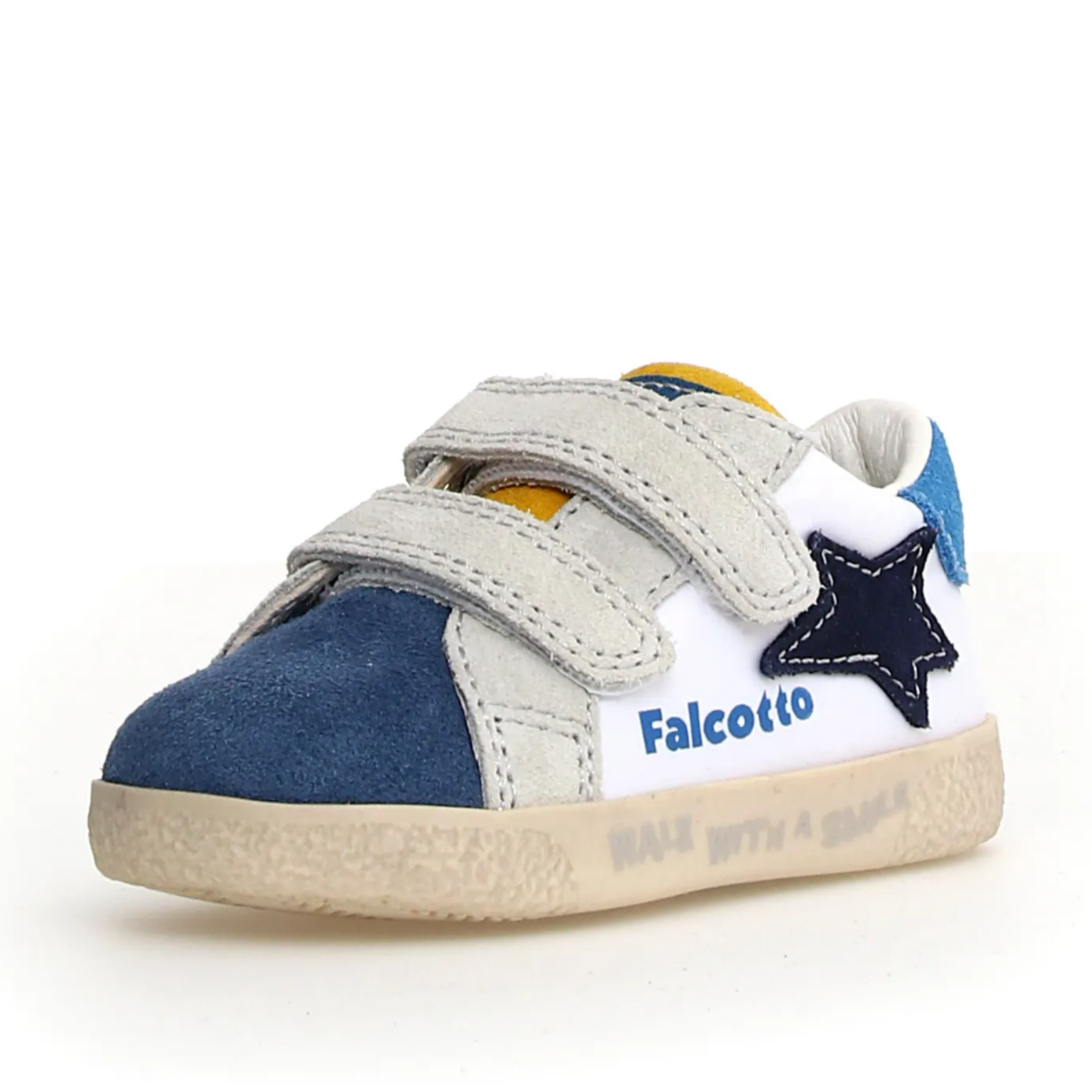 Falcotto Boys Alnoite 2 VL Casual Sneakers - Lightweight Comfortable Shoes for Kids - Perfect for School, Playground & Everyday Wear