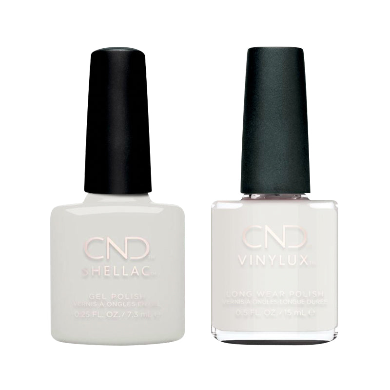 CND Shellac & Vinylux Combo - All Frothed Up Nail Polish Set for Professional Salon & Home Manicure - Long Lasting Gel & Lacquer Duo for Beautiful Nails