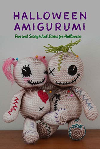 Halloween Amigurumi Crochet Kit - Scary & Cute Wool Crafts for Halloween Decorations, Party Favors & DIY Gifts