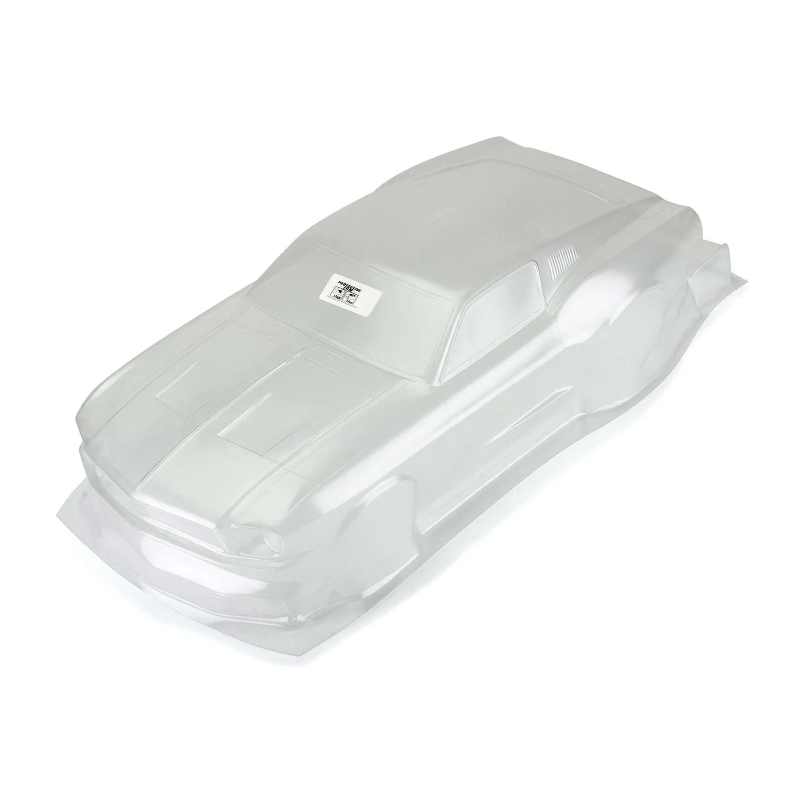 Pro-Line Racing 1967 Ford Mustang Clear Body for SC Drag PRO357300 - 1/10 Scale RC Car Body with Decals - Perfect for Drag Racing & Custom RC Builds