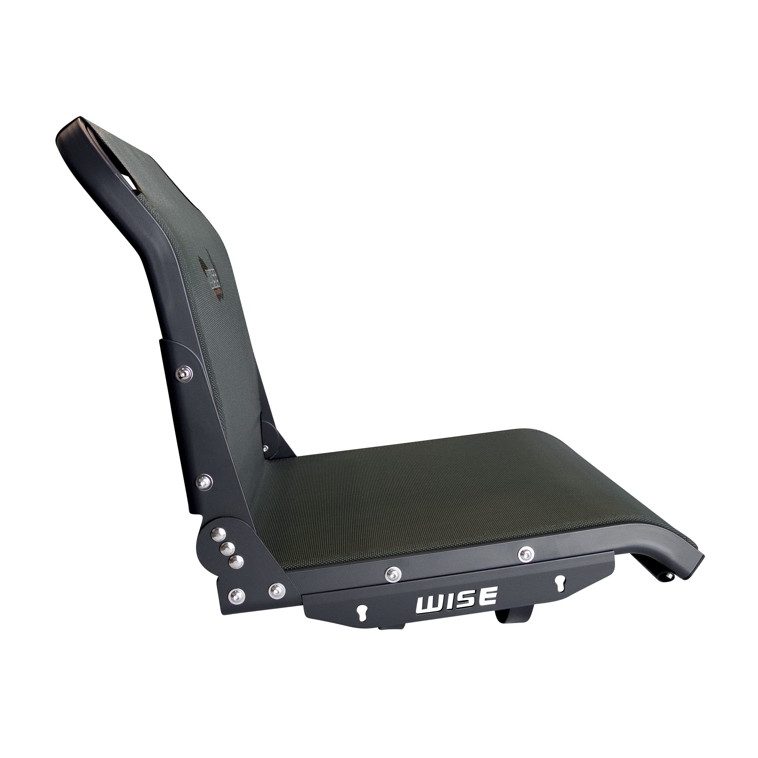 Wise 3374-713 Aero X Cool-Ride Mid Back Boat Seat - Comfortable Outdoor Boating & Fishing Chair for Pontoon, Deck & Marine Use