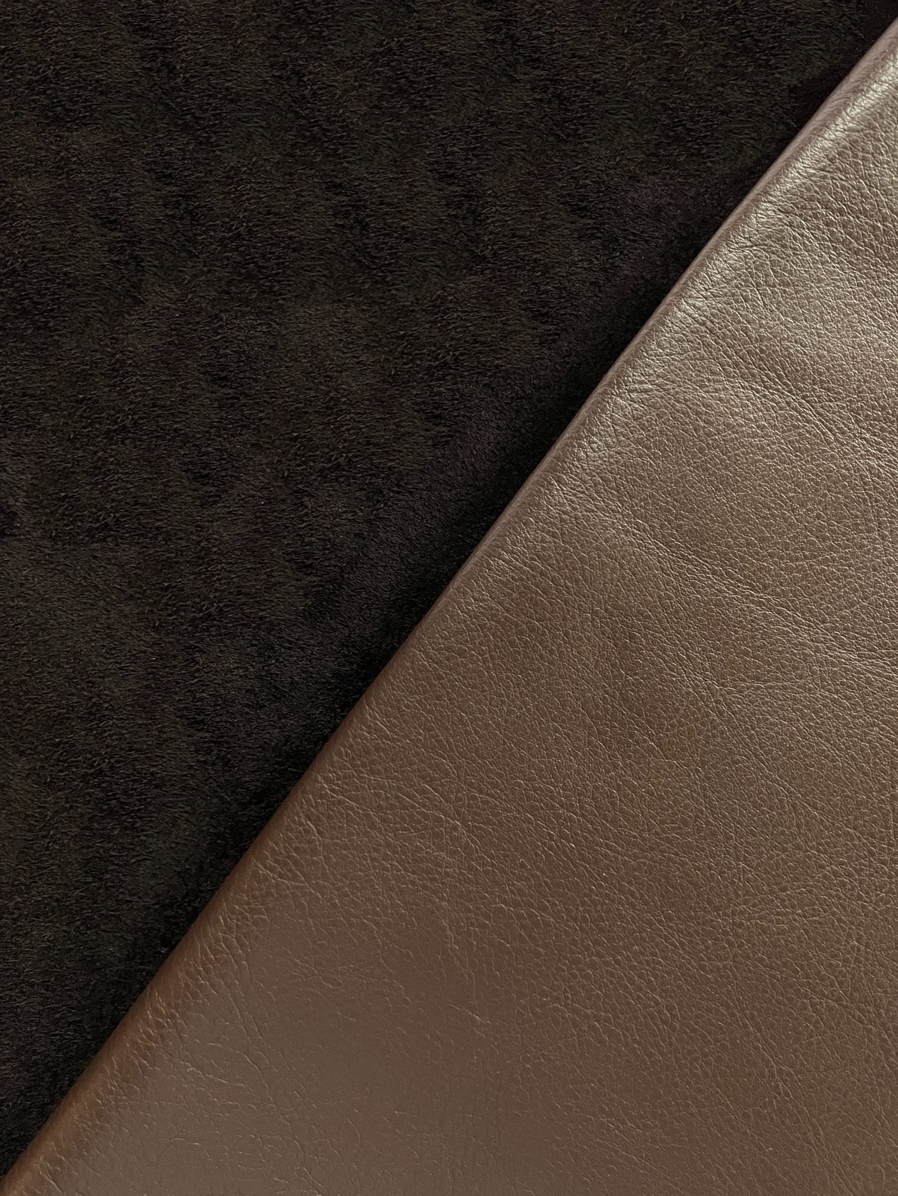 Premium Natural Grain Cowhide Leather - Chocolate Brown, 20 Sq Ft Full Side - Perfect for DIY Crafts, Upholstery, Handbags & Leatherworking Projects