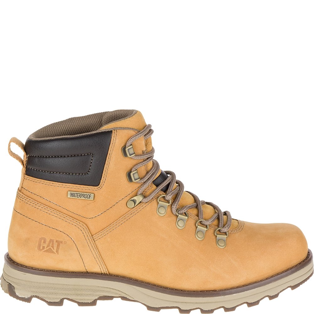 Cat Footwear Men's Work Boots - Durable & Comfortable Steel Toe Boots for Construction, Hiking & Outdoor Work