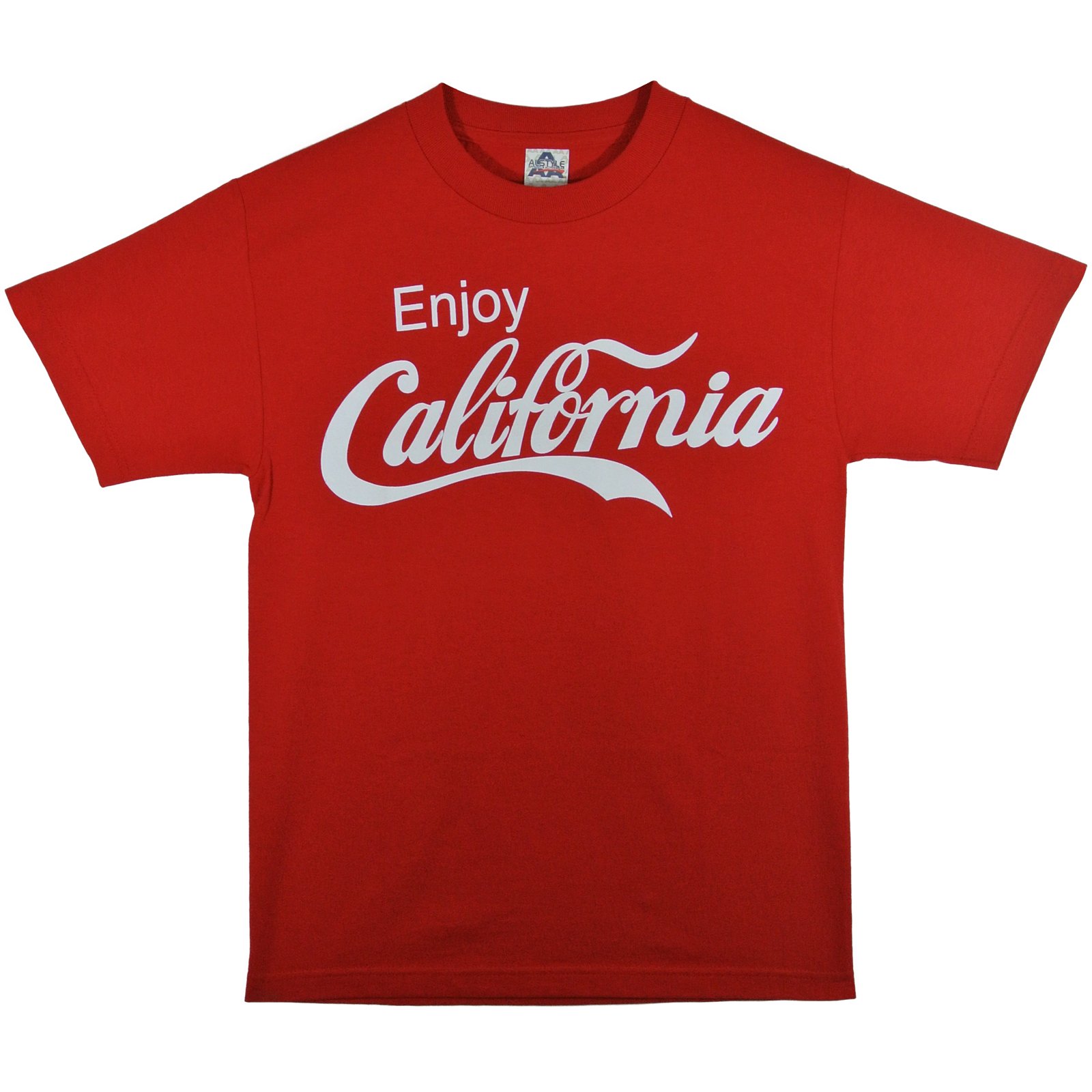 California Red Men's Shirt - Premium Cotton Casual Button-Up Shirt for Men | Perfect for Beach Outings, Summer Parties & Casual Wear