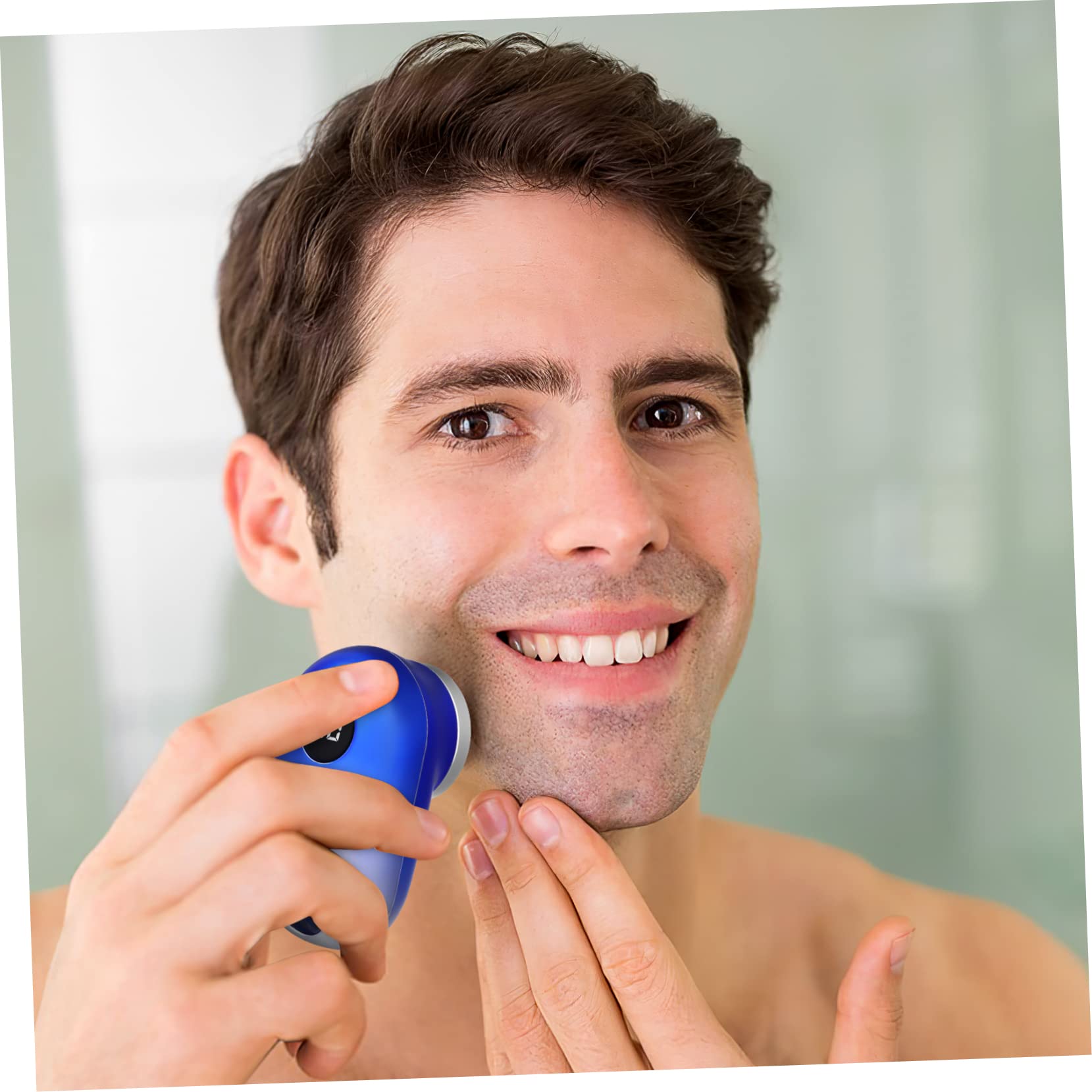 Best Electric Shaver & Beard Trimmer for Men - Rechargeable Portable Razor with Gradient Shaving Technology | Perfect for Travel, Gym & Daily Grooming