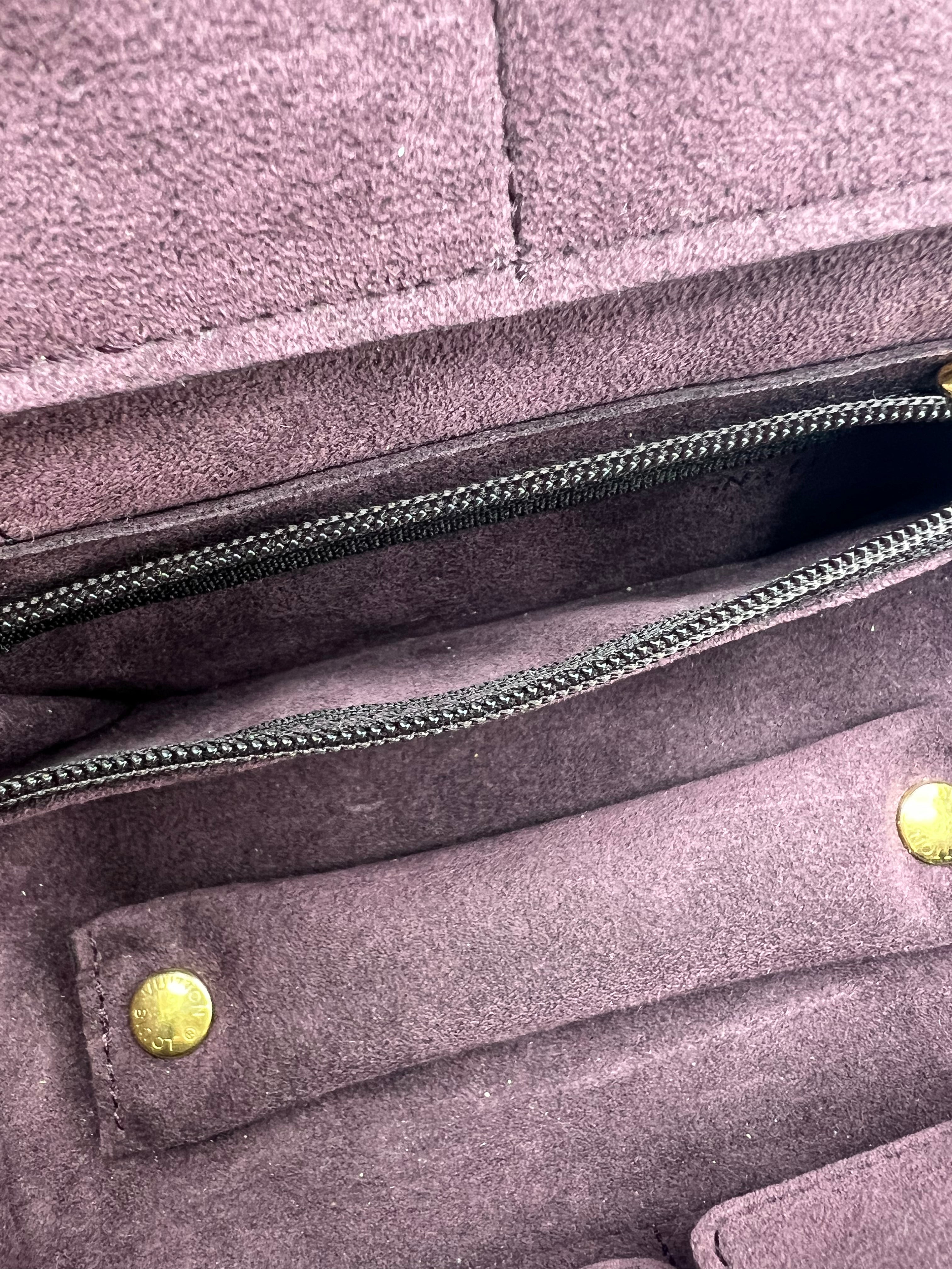 Louis Vuitton Amarante Vernis Mini Jewelry Case & Vanity Box - Luxury Leather Makeup Organizer for Travel & Home Storage | Compact Cosmetic Pouch for Jewelry, Makeup Brushes & Accessories