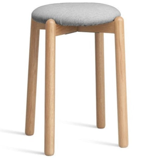 Solid Oak Wood Makeup Stool - Durable & Stylish Vanity Seat for Bedroom, Bathroom, or Dressing Room