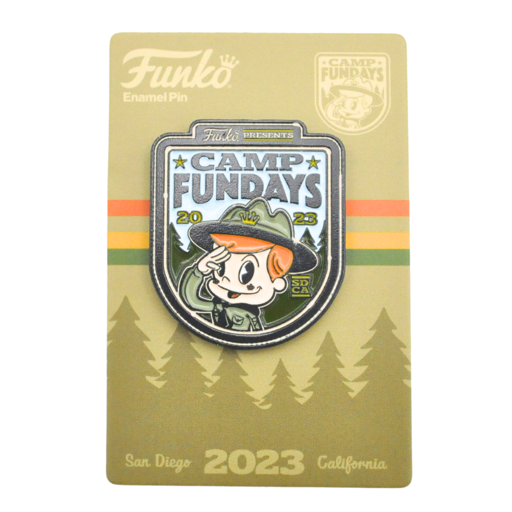 Funko Camp Fundays SDCC 2023 Exclusive Ranger Freddy Enamel Pin - Collectible Badge for Comic-Con Fans & Pop Culture Enthusiasts - Perfect for Backpacks, Jackets & Pin Displays