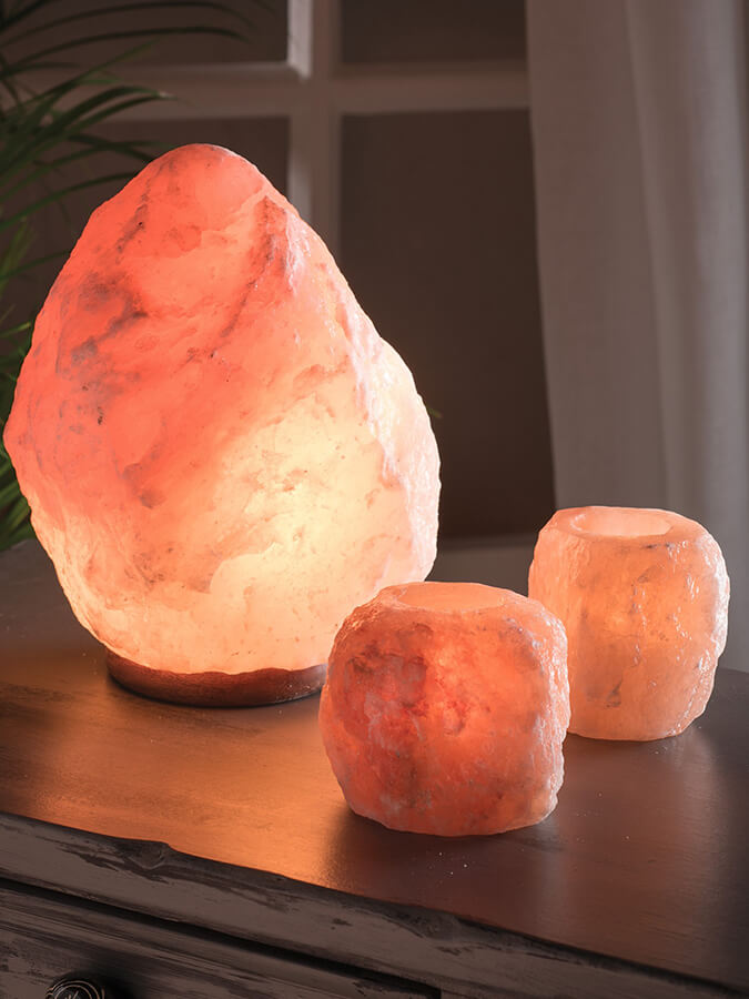 Himalayan Salt Candle Holder for Yoga Studio - Natural Tealight Holder for Meditation, Relaxation & Home Decor