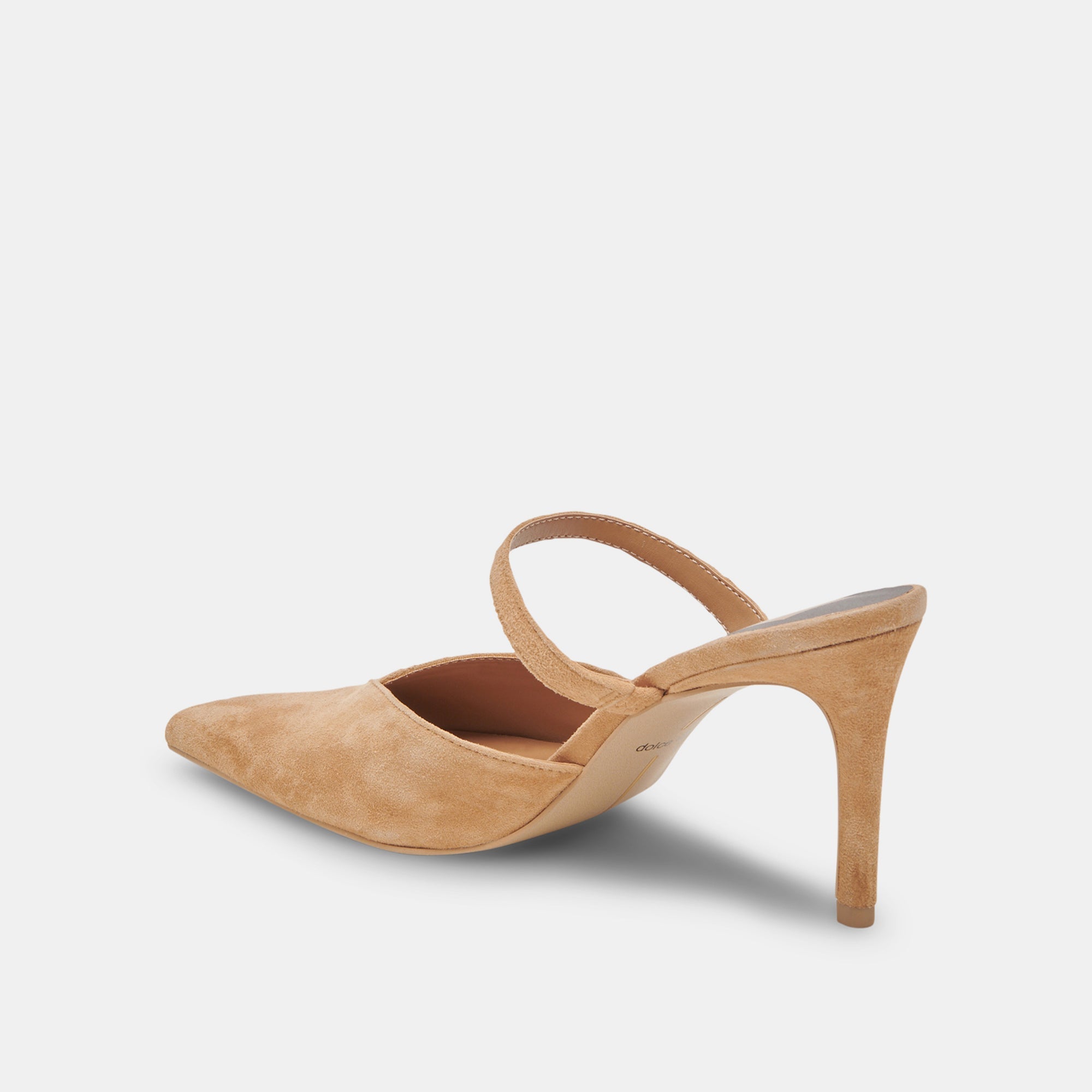 KANIKA Women's Tan Suede High Heels - Stylish & Comfortable Dress Shoes for Parties, Weddings & Office Wear