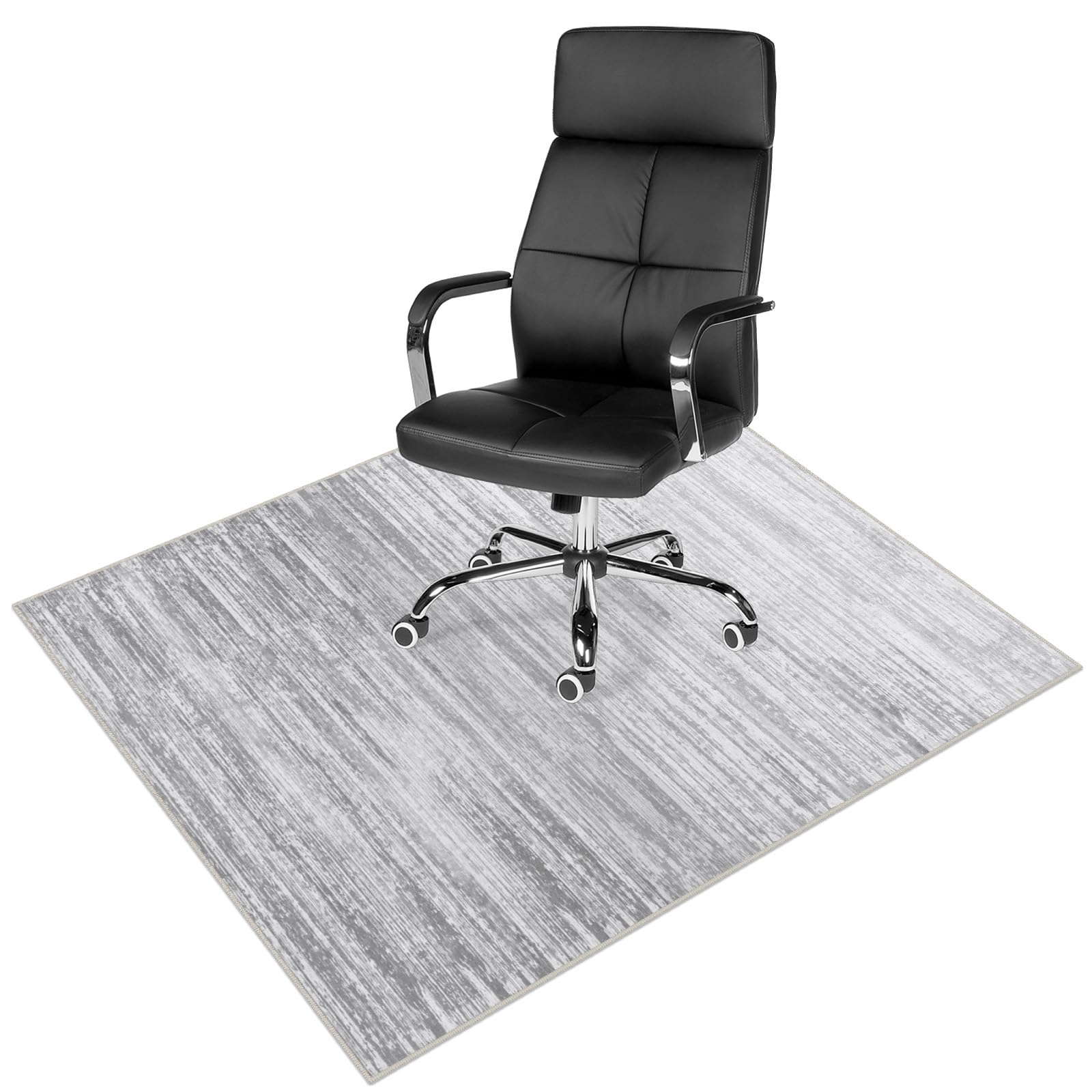 Anidaroel Ombre Office Chair Mat for Hardwood Floors 48