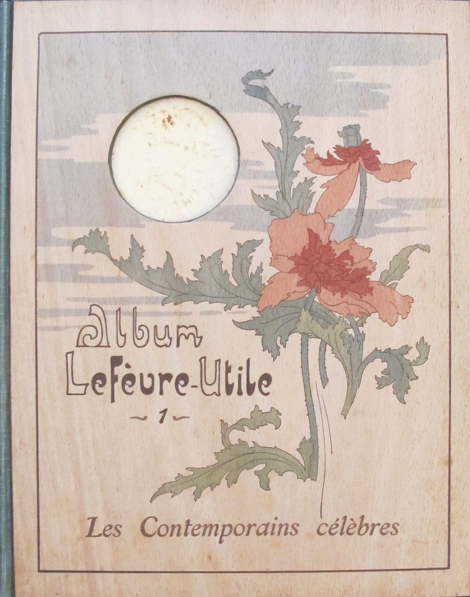 1904 Biscuit Lefevre Utile Vintage Collector's Album - Famous Contemporaries Volume | Antique French Biscuit Tin Memorabilia for Collectors & History Enthusiasts | Perfect for Home Decor, Gift Giving & Historical Collections