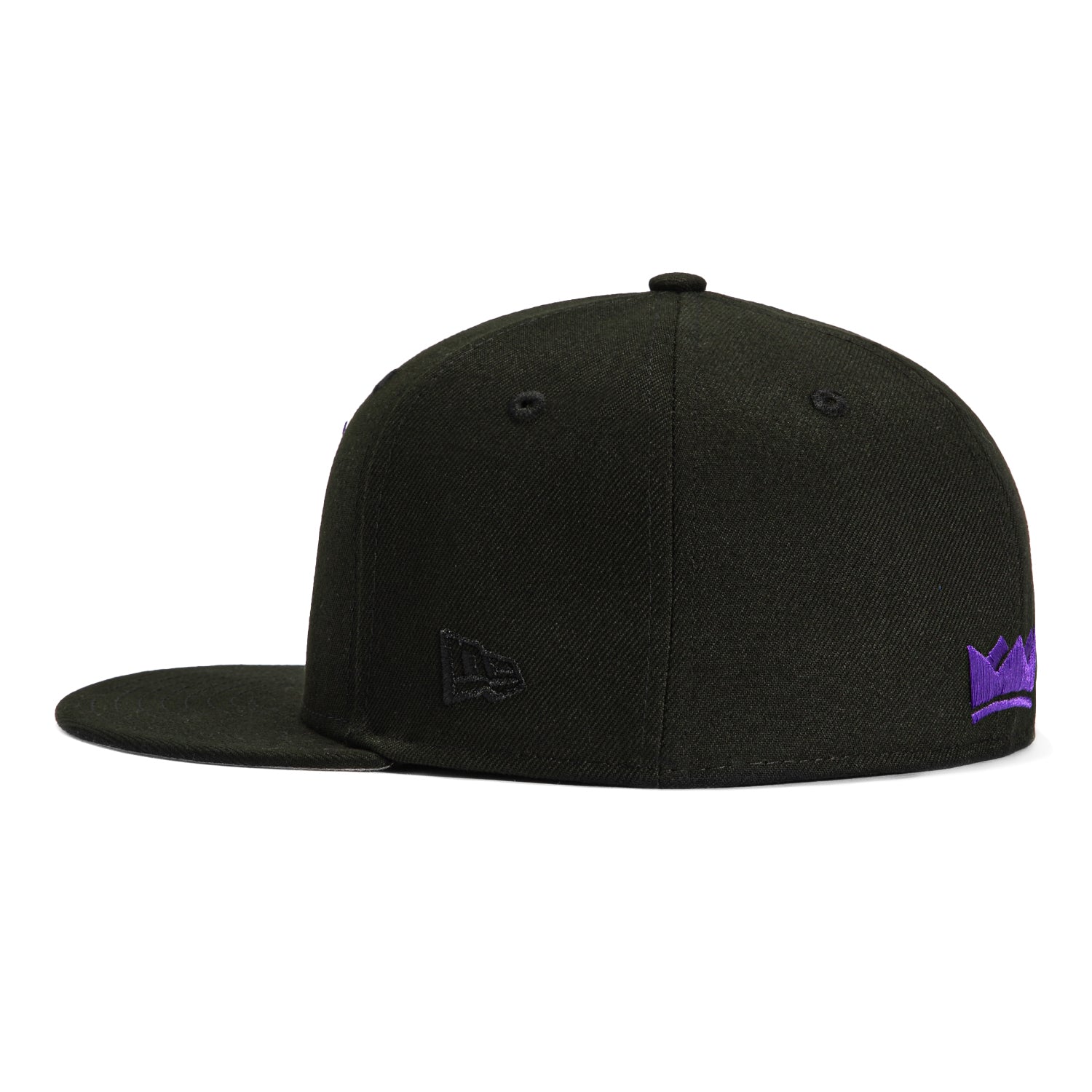 New Era 59Fifty Sacramento Kings 40th Anniversary Patch Snapback Hat - Black NBA Basketball Cap for Men & Women - Perfect for Games, Collecting & Streetwear Fashion