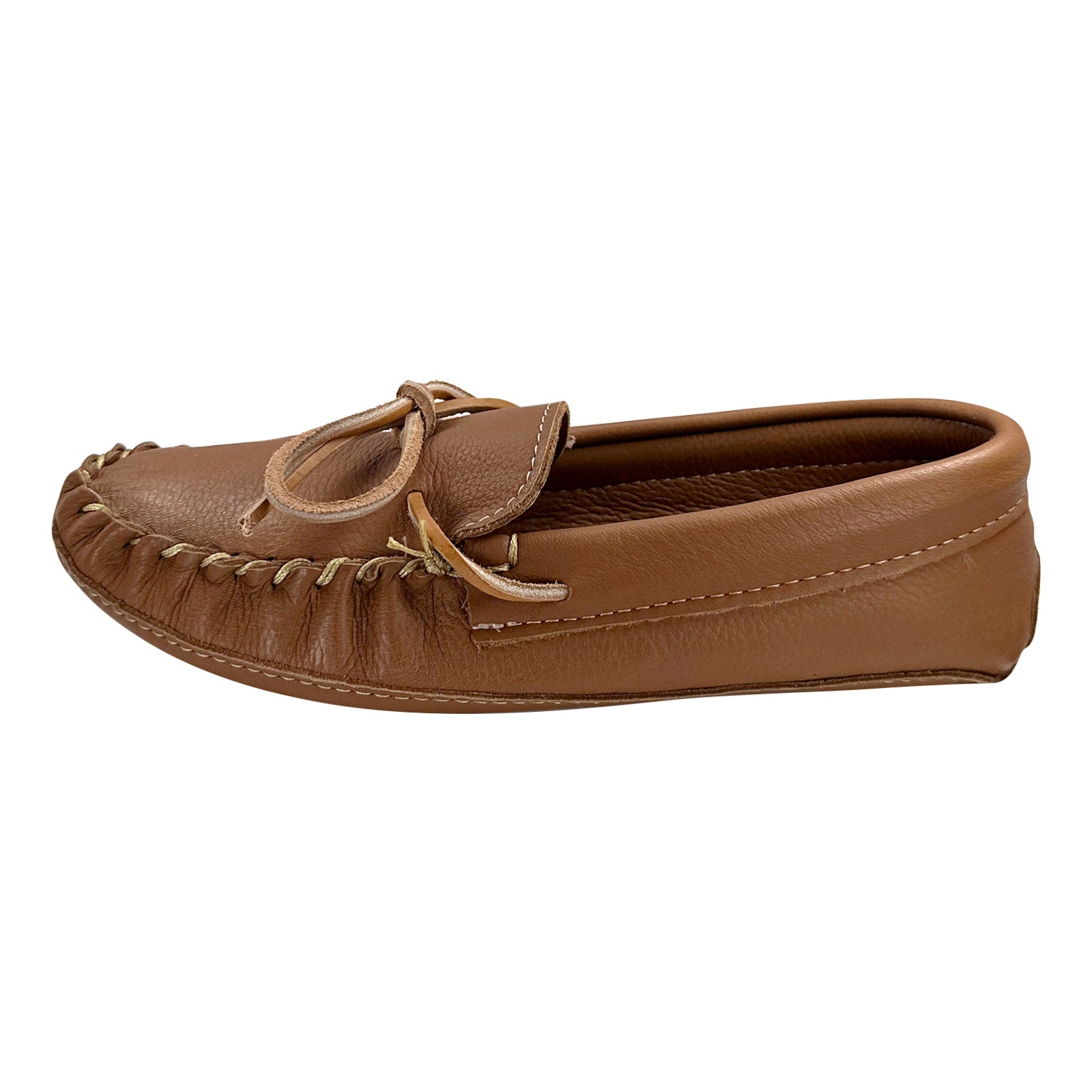 Premium Women's Double Deerskin Leather Moccasins - Handmade Limited Edition Comfortable Slip-On Shoes for Indoor/Outdoor Wear, Casual & Travel Use