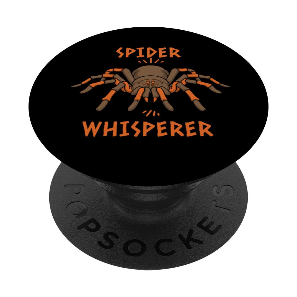 Spider Whisperer Spooky Halloween Spiders PopSockets Phone Grip & Stand - Perfect for iPhone, Samsung & Tablets | Great Halloween Gift & Party Decoration