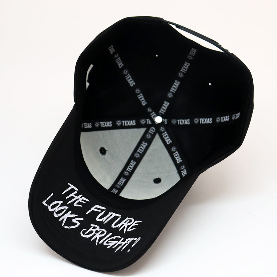 Texas State Future Looks Bright Black Snapback Hat - Adjustable Dad Cap for Men & Women - Perfect for Sports, Outdoor Activities, and Casual Wear
