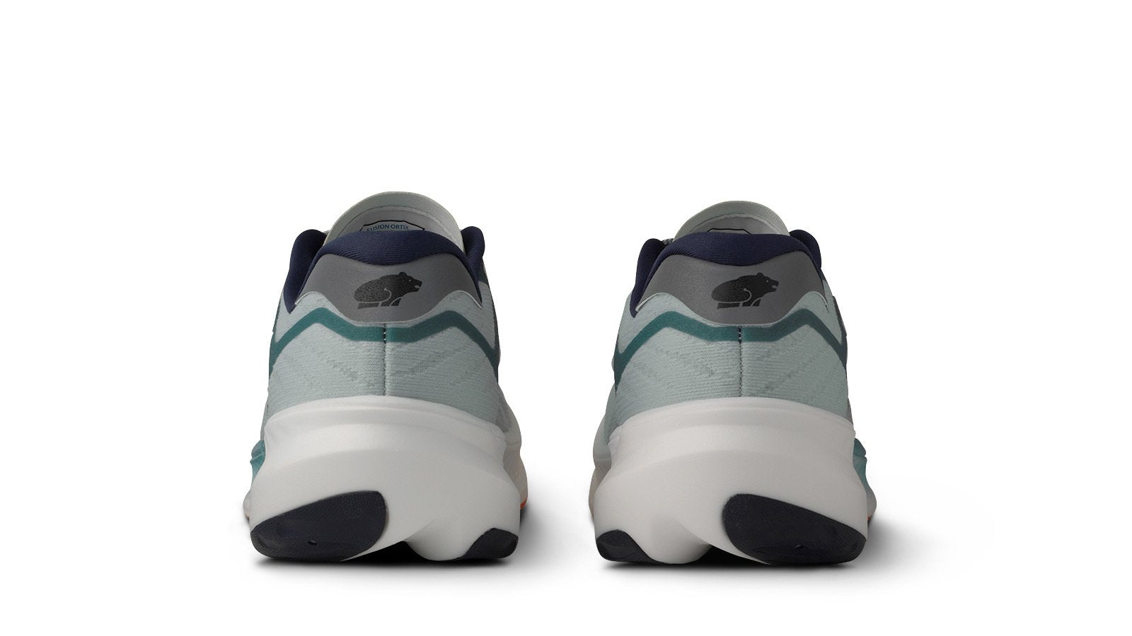 Men's Fusion 4.0 Running Shoes - Sky Gray/Green Flash - Lightweight Athletic Sneakers for Jogging, Gym & Outdoor Workouts