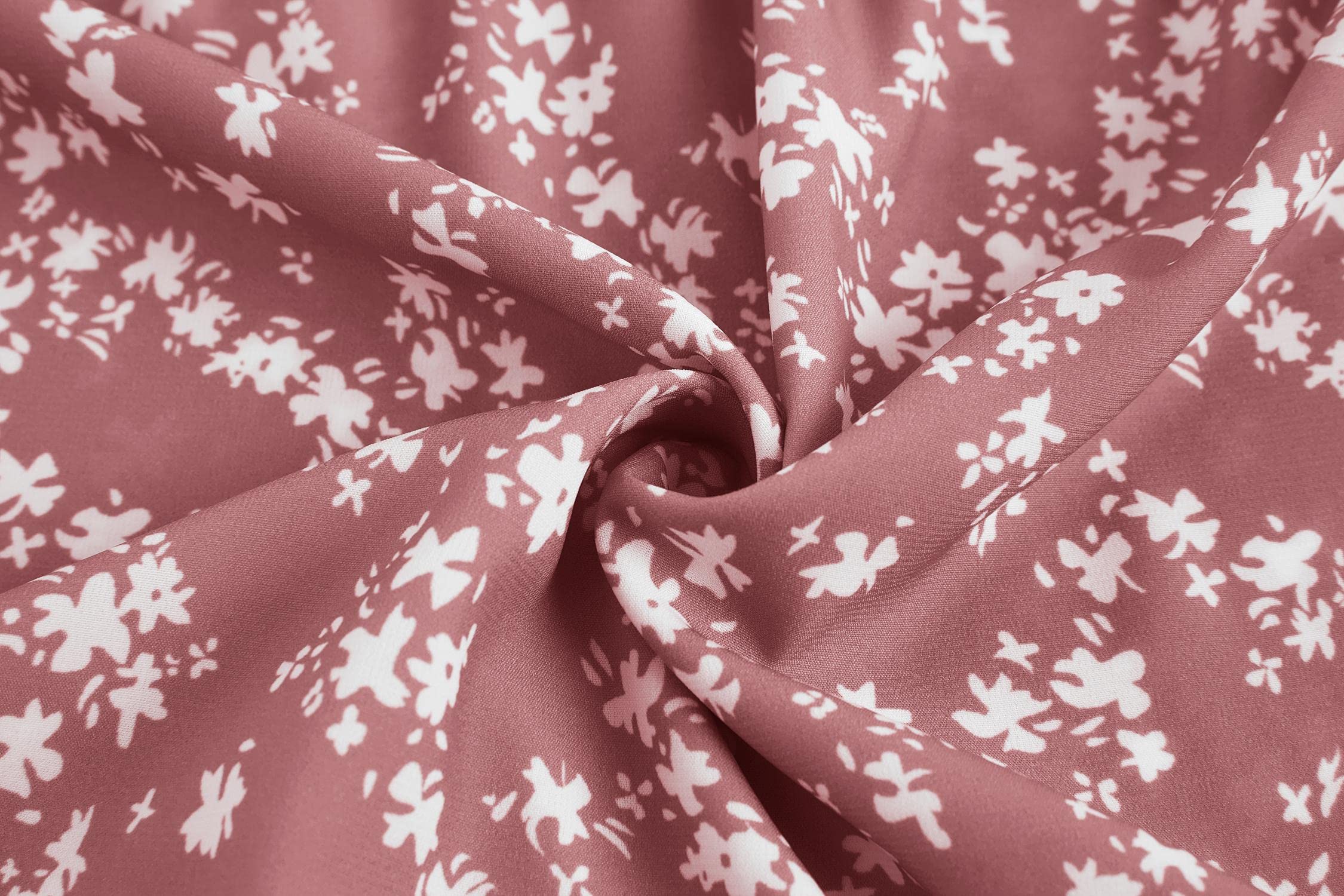 Girls Summer Floral Dress - Square Neck Puff Sleeve A-Line Midi Dress for Kids | Perfect for Beach, Party & Outdoor Activities