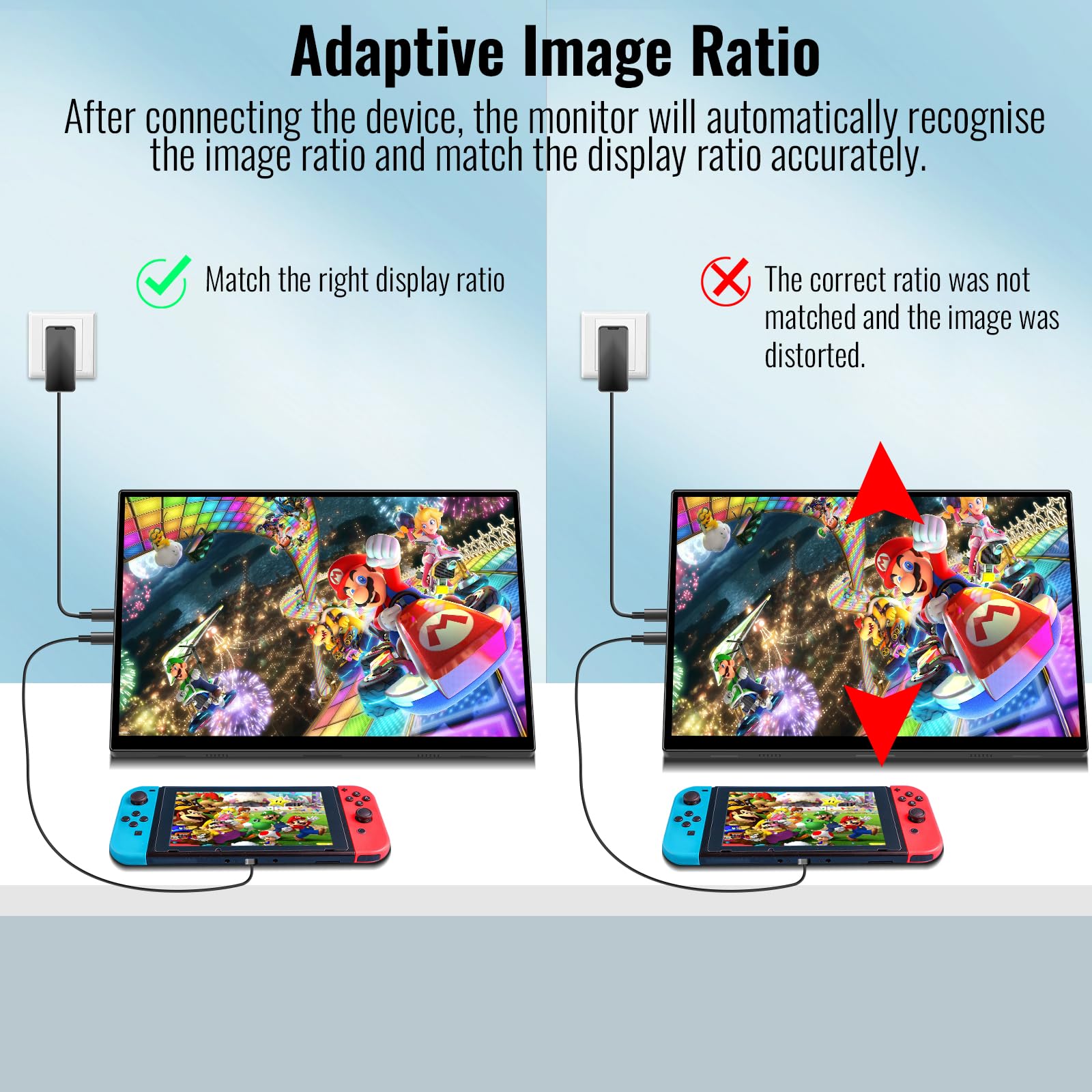 16 Inch Portable Touchscreen Monitor - Full HD 1920x1200 IPS Display, 300cd/m² Brightness, USB-C External Monitor for Laptop, PC, Phone & Raspberry Pi with Built-in Kickstand - Perfect for Remote Work, Gaming & Presentations