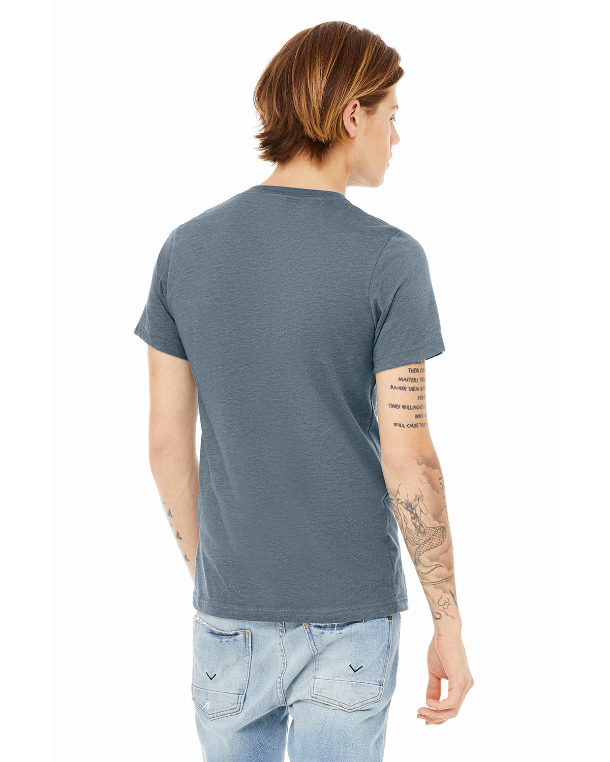 Bella + Canvas 3005 Unisex Soft Jersey Short Sleeve V-Neck T-Shirt - Comfortable Casual Tee for Men & Women - Perfect for Everyday Wear, Gym, and Layering