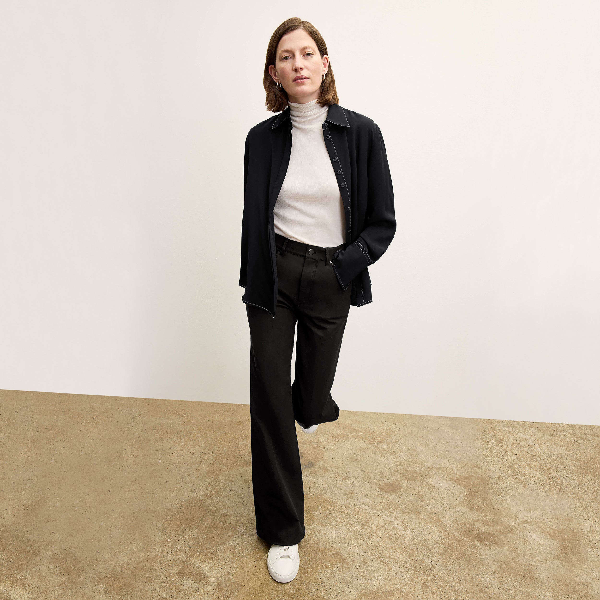 Milo Wide Leg Eco-Friendly Jeans - Better Than Denim in Black | Sustainable Fashion for Women, Casual Wear & Everyday Comfort