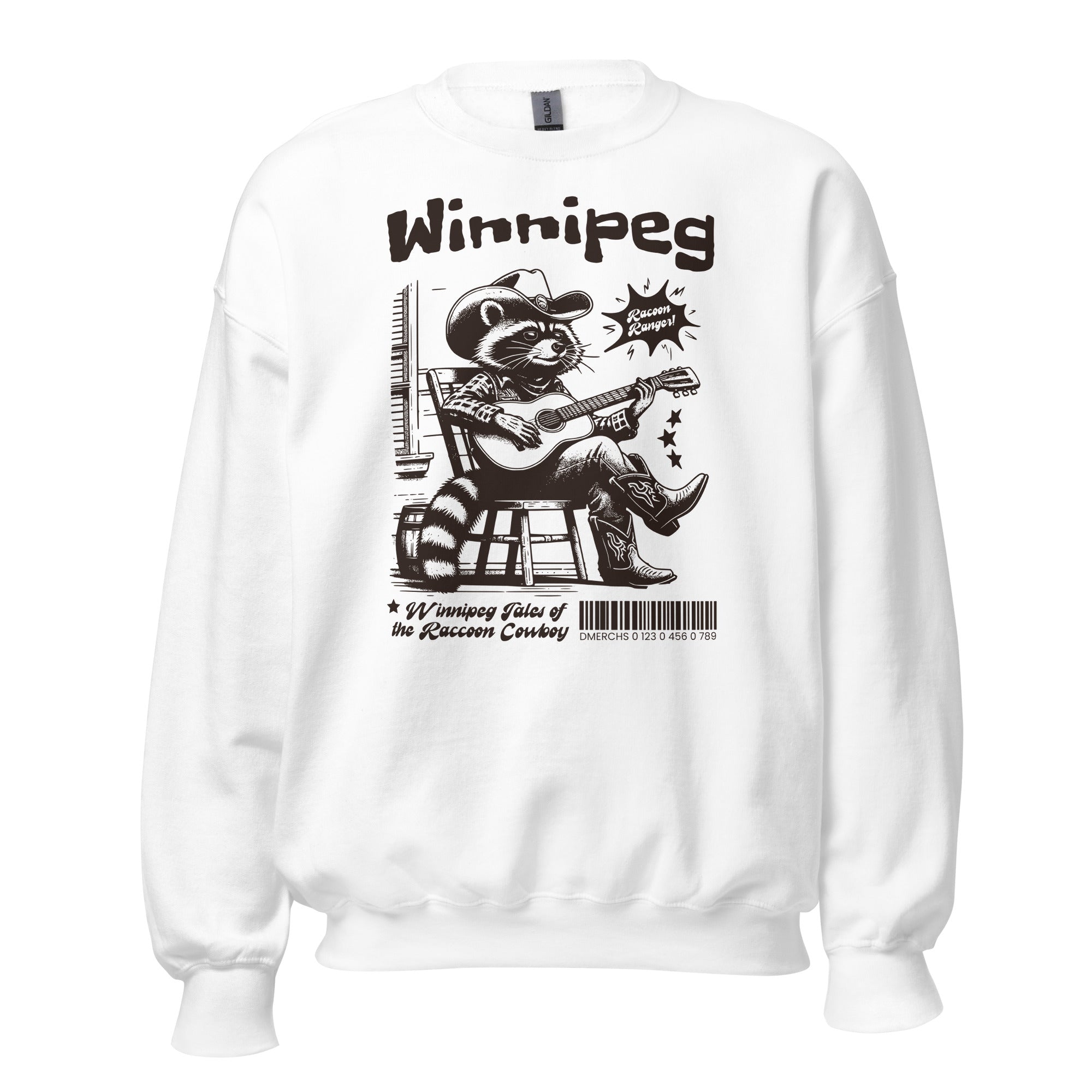Winnipeg Raccoon Graphic Sweatshirt - Cute Animal Hoodie for Men & Women - Perfect for Casual Wear, Street Style & Outdoor Activities