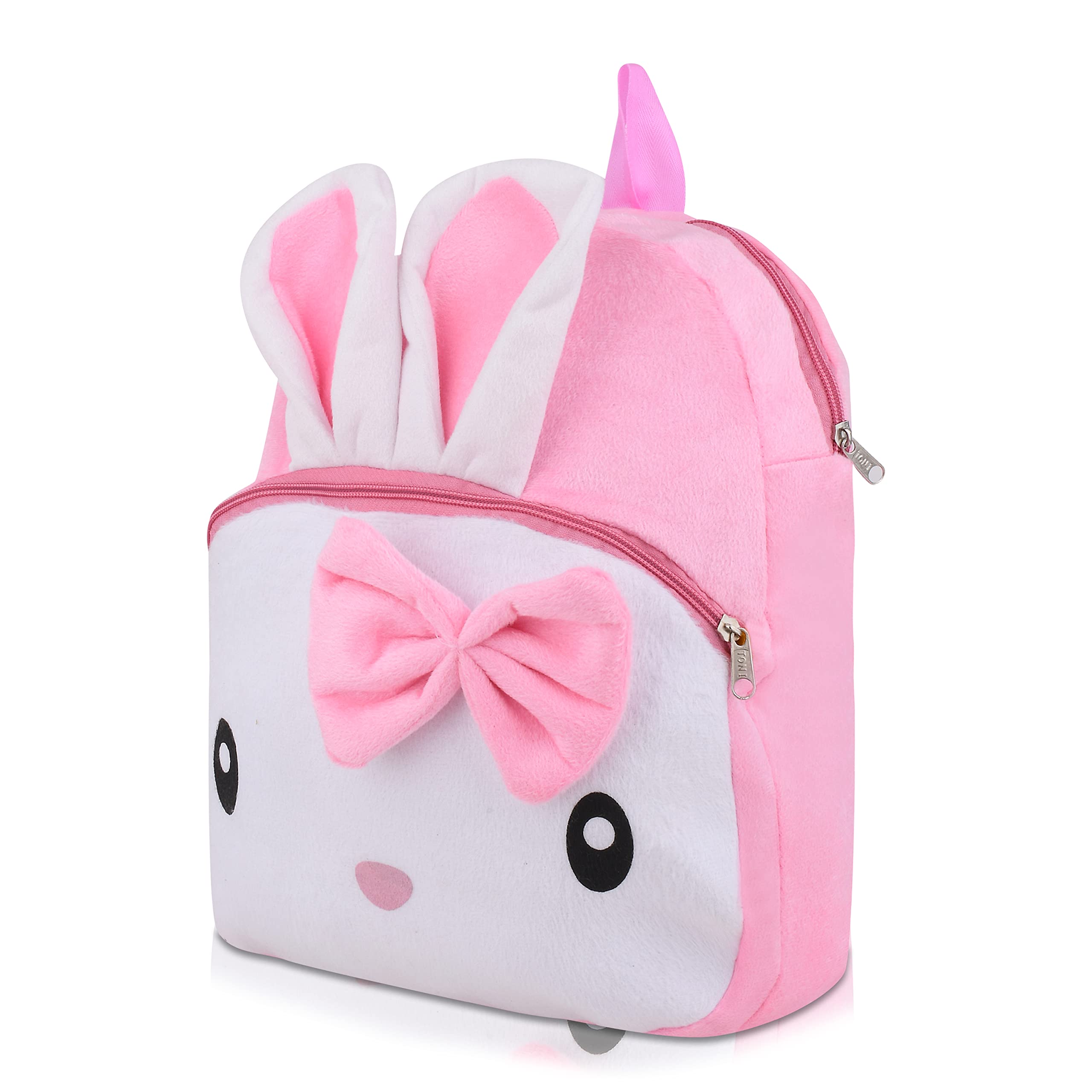 SMARTOTS Cartoon Soft Toy Backpack for Kids - Cute School Bag for Boys & Girls, Lightweight & Durable, Perfect for Nursery, UKG, LKG Students - Ideal Birthday Gift & Daily Use for School, Travel & Playtime