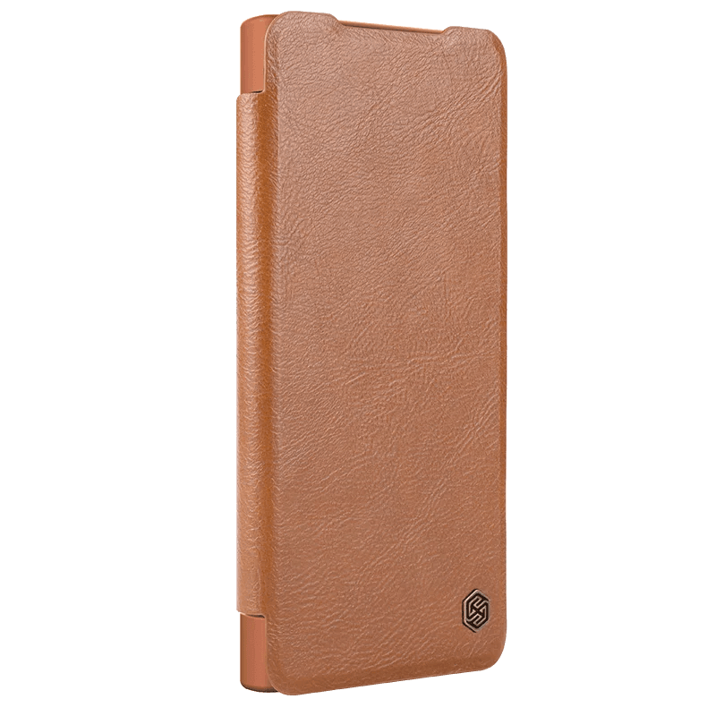 NILLKIN Galaxy S24 Plus Vegan Leather Flip Case with Card Slot - Slim Protective Phone Cover for Samsung S24 Plus | Perfect for Work, Travel & Everyday Use