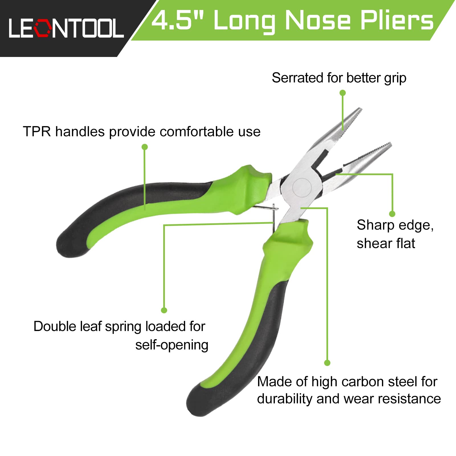 4.5 Inch Mini Long Nose Pliers with Wire Cutter - Precision Jewelry Making & Handcraft Tool for Beading, Electronics Repair, DIY Projects | Durable Wire Cutting Pliers for Craftsmen & Hobbyists