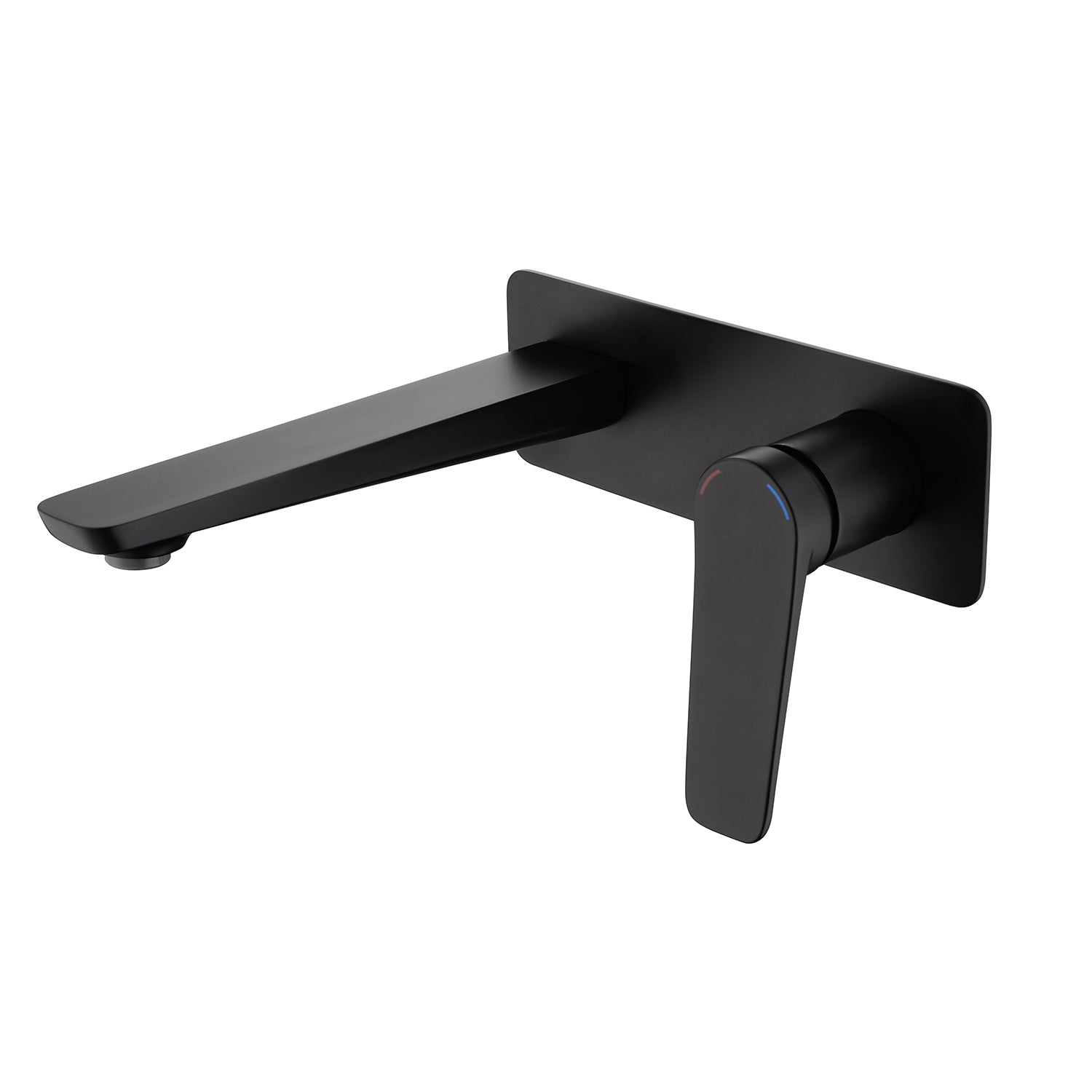 DAX 65127 Wall Mount Single Handle Bathroom Faucet with Chrome Finish - Modern Water-Saving Design for Bathroom Sink, Powder Room, and RV Use