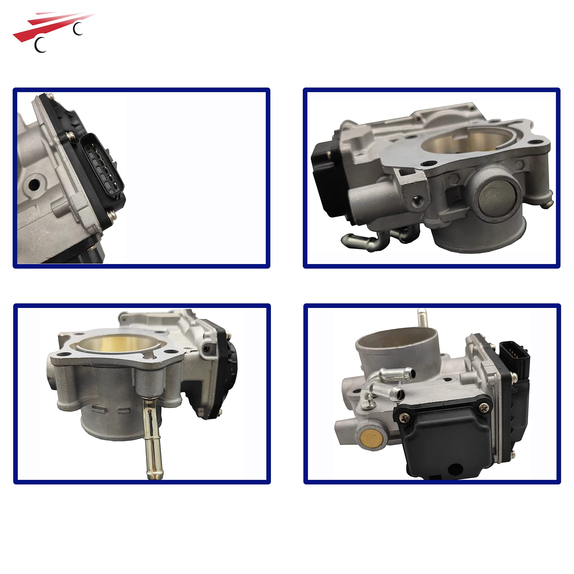 High Performance Throttle Body for 2007-2009 Honda CR-V 2.4L DOHC Engine - Replacement Part 16400-RZA-J01 TB1020 9951451 - Perfect for Engine Performance Upgrades & Smooth Acceleration