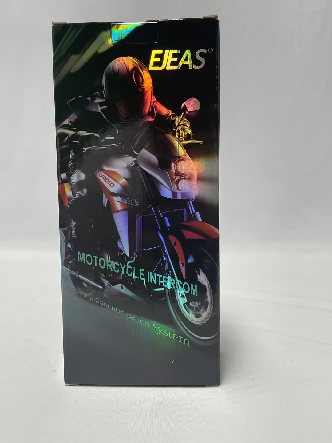 EJEAS V4Plus Bluetooth Motorcycle Headset - 4-Way Intercom Communication System, Waterproof 1500m Wireless Motorbike Interphone with Voice Assistant, Noise Cancellation & FM Radio (2 Pack) - Perfect for Group Rides, Touring & Adventure Motorcycling