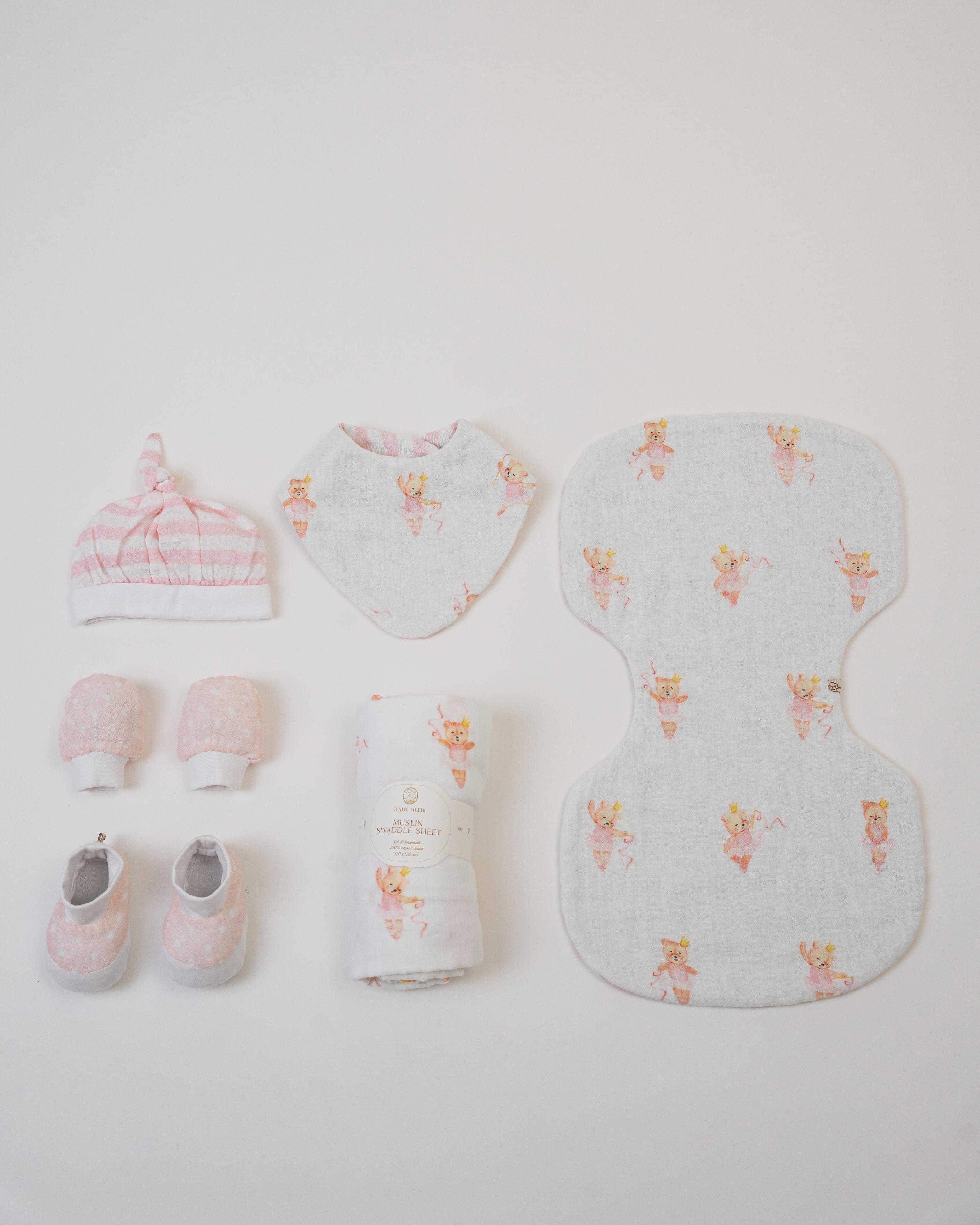 Prima Ballerina Welcome Baby Box - Newborn Gift Set for Girls, Baby Shower Present, Ballet-Themed Keepsake - Perfect for Birthdays, Christenings & Special Celebrations