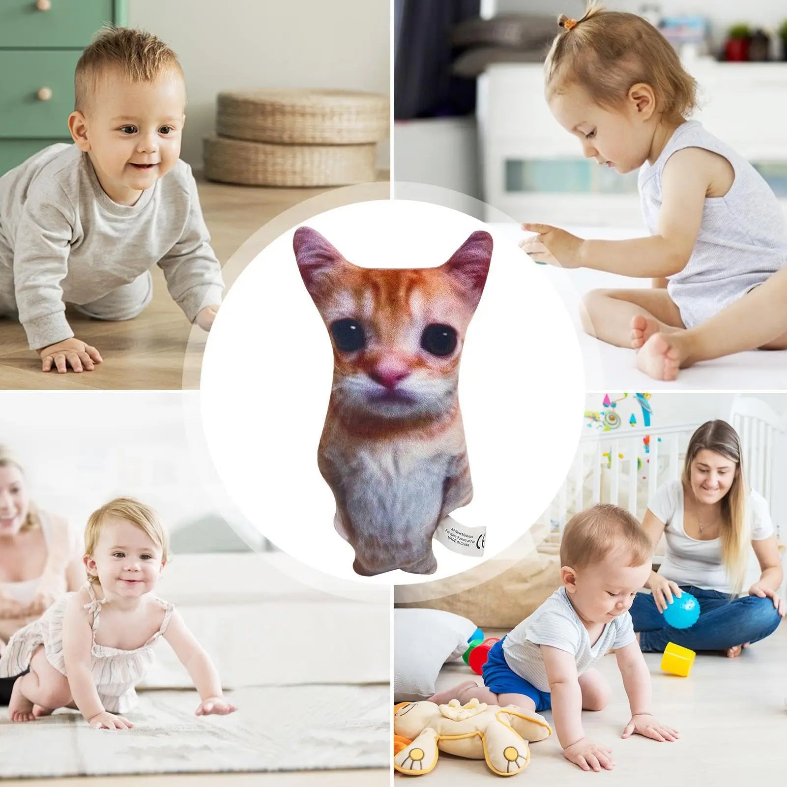Viral Meme Cat Plush Toy - 21CM Soft Stuffed Animal for Kids, Gifts & Home Decor | Perfect for Cuddling, Collecting & Social Media Photos