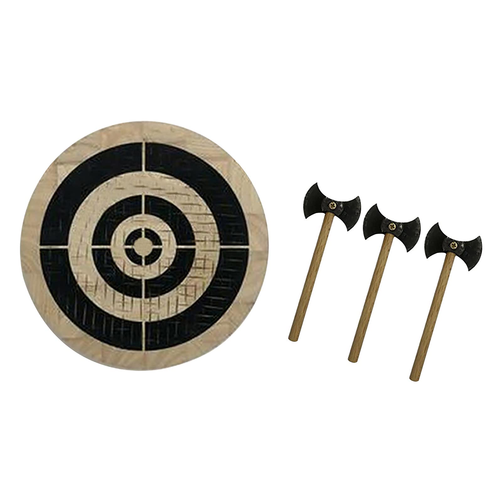 Viking Throwing Axe Game for Adults - Wooden Axe & Dart Frisbee Set for Indoor & Outdoor Fun, Backyard Party Games, Camping & Tailgating Activities - Perfect for BBQs, Team Building & Family Gatherings