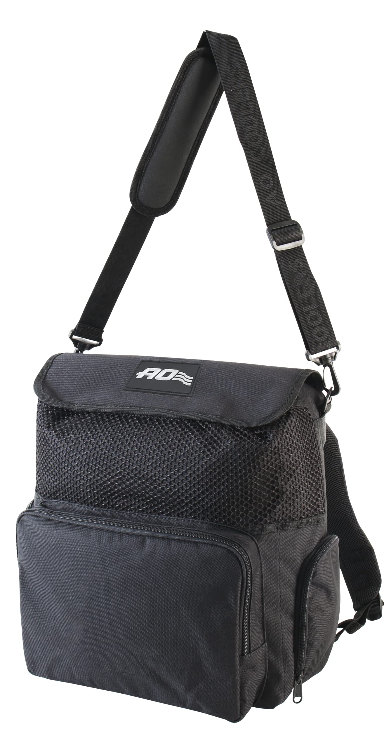 AO Coolers Backpack Soft Cooler - High-Density Insulation for 18 Cans, Lightweight & Leakproof, Perfect for Camping, Beach, Picnics & Outdoor Adventures (Black)