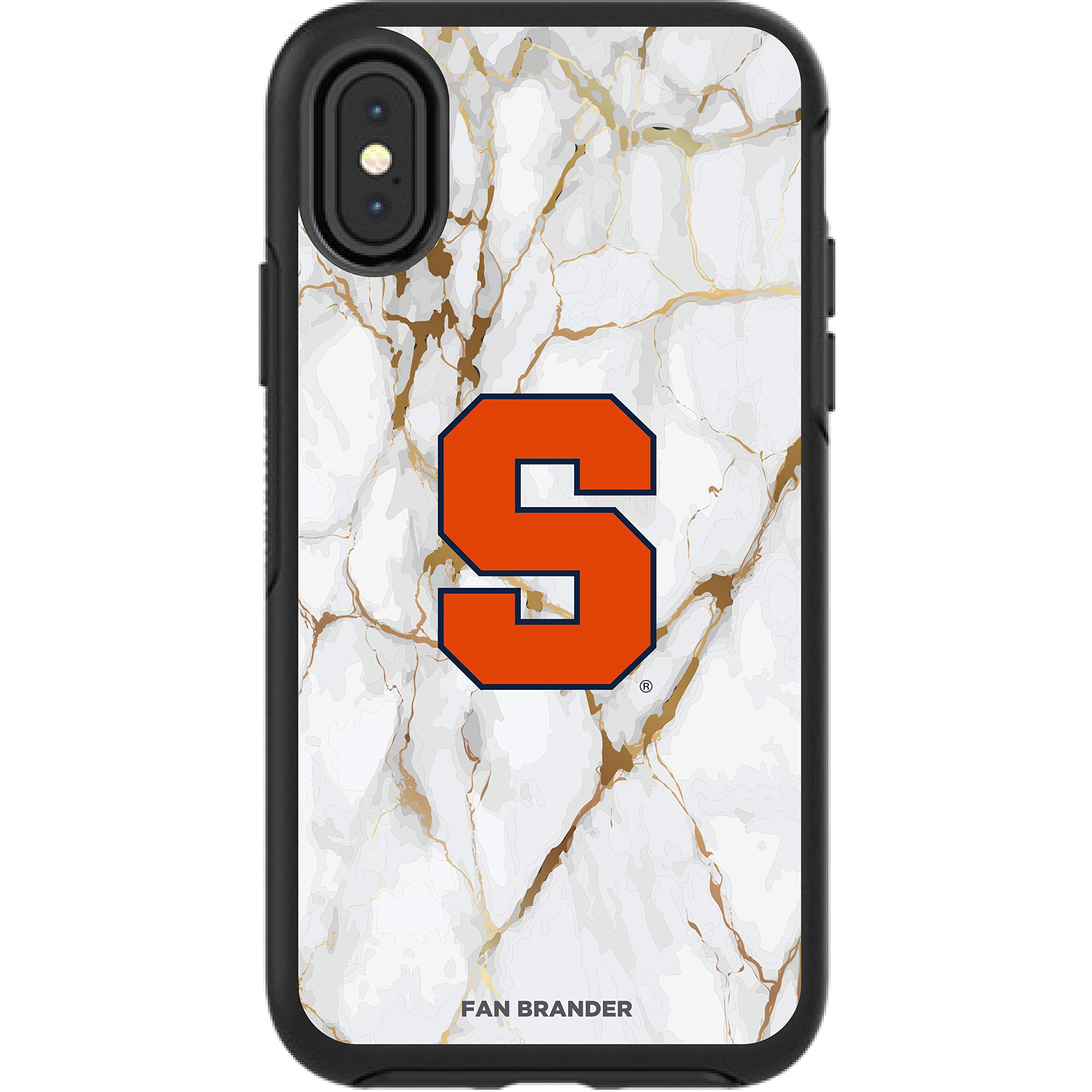 NCAA OtterBox Symmetry iPhone Case - White Marble Design for Apple iPhone | Durable Protection for Daily Use