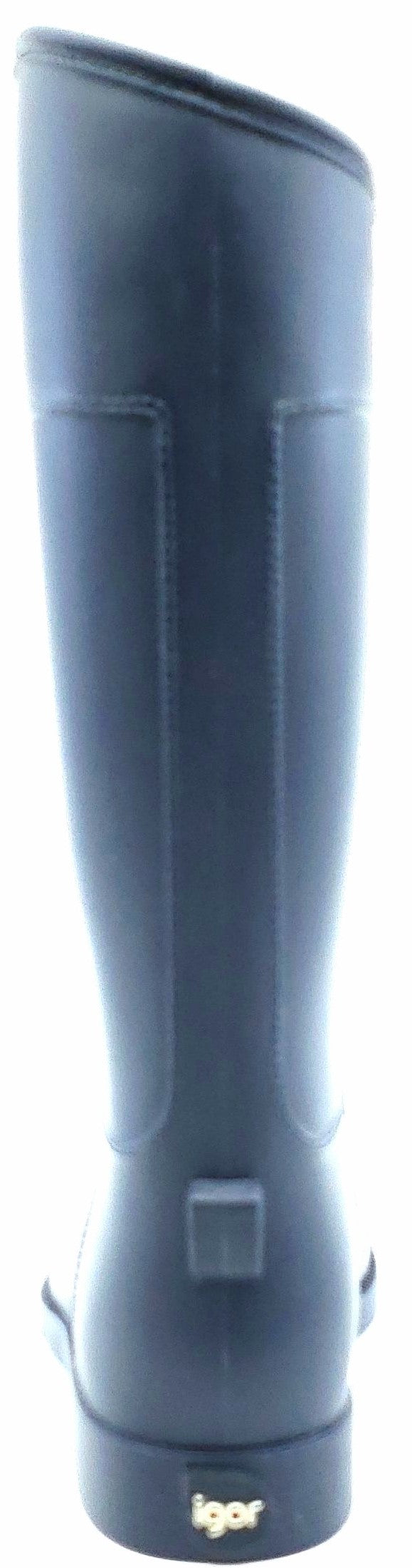 Waterproof Rain Boots for Women - Igor Carla Navy Blue Rubber Boots for Walking, Hiking & Outdoor Activities