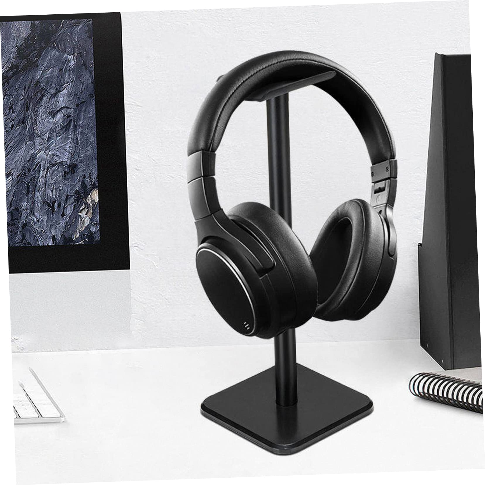 DOITOOL 3-Pack Headphone Stand Holder - ABS Headset Display Stand with Phone Dock - Perfect for Desk, Gaming Setup & Office Organization