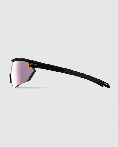 Phantom Sport Matte Black Rose Titanium Sunglasses - Polarized UV Protection for Running, Cycling & Outdoor Activities