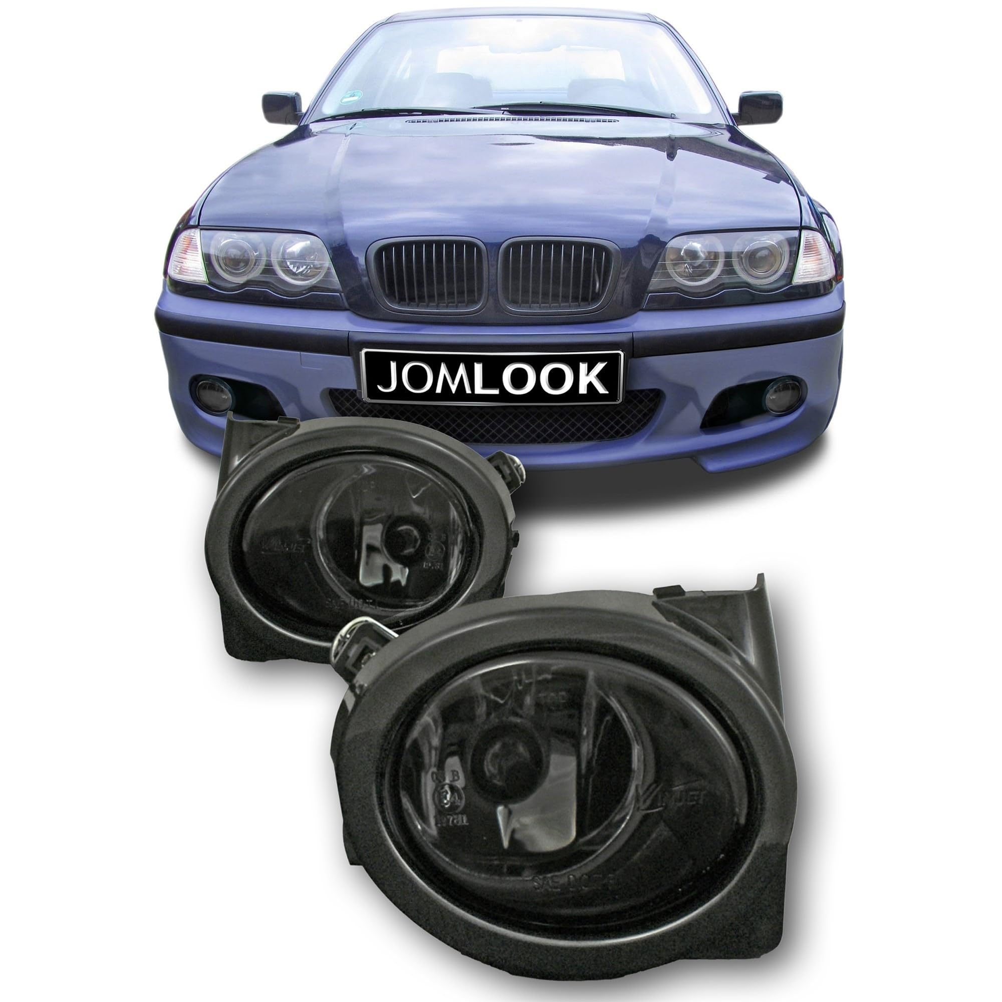 82875 LED Fog Lights - Clear/Smoke Lens with Durable Frame - Perfect for Off-Roading, Night Driving & Truck Accessories