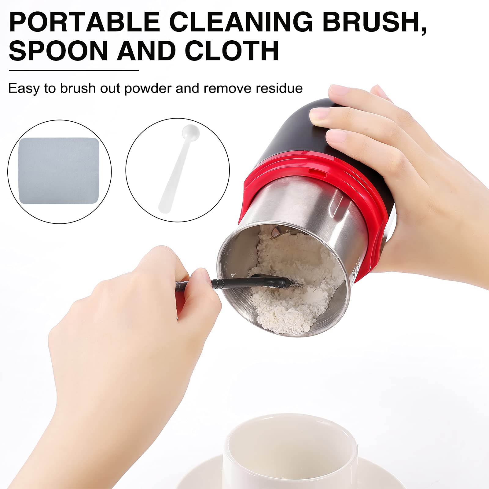 Electric Pill Crusher Grinder - Powerful Electronic Tablet Pulverizer for Small & Large Pills, Vitamins & Medications - Fine Powder for Feeding Tubes, Kids & Pets - Perfect for Elderly Care, Travel & Pet Medication