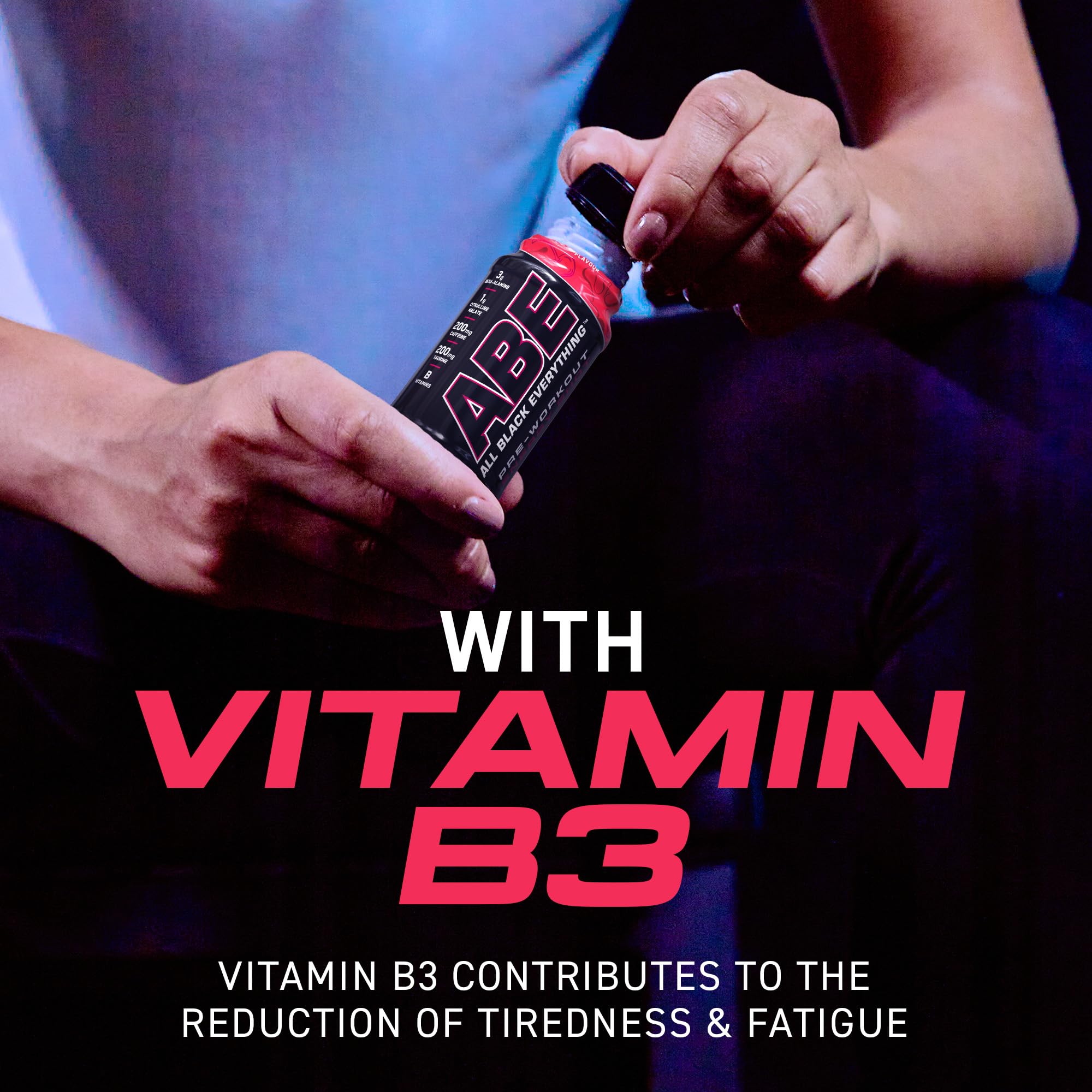 Applied Nutrition ABE (All Black Everything) Energy Shots 12x60ml - Boost Performance & Focus for Workouts & Daily Activities