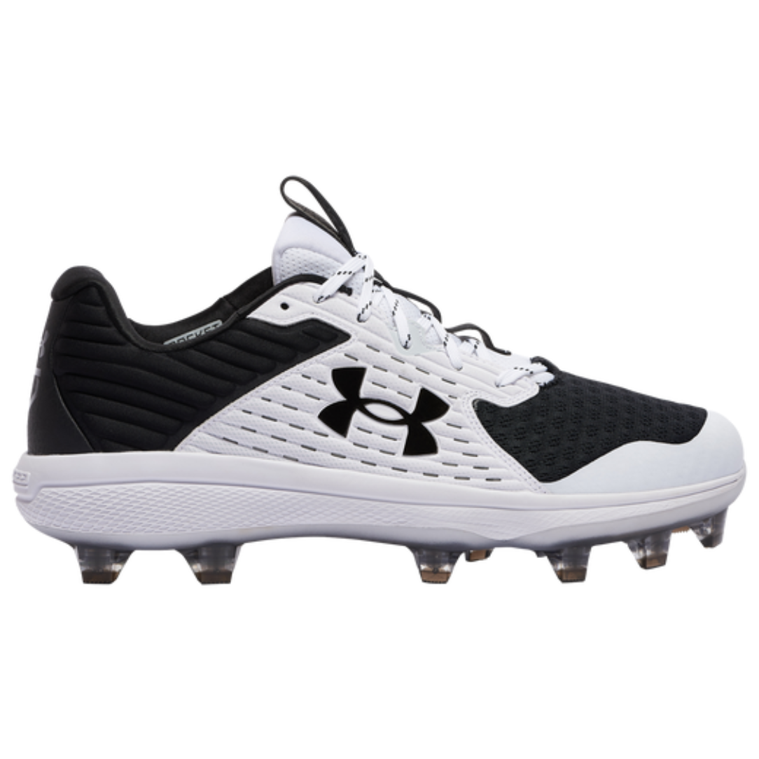 UnderArmour Men's UA Yard Low TPU Molded Baseball Cleats - Black (3025591-001) | Lightweight Baseball Shoes for Training & Games | Perfect for Field Sports & Outdoor Activities