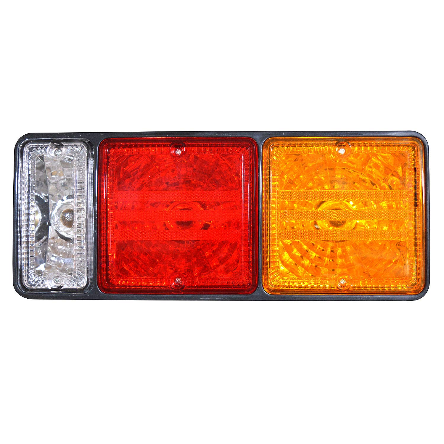 2x Mitsubishi Canter Fusu Truck Tail Lamp Rear Combination Lights Assembly - Brake Lights with 12V Bulbs | Perfect for Replacement & Night Driving Safety