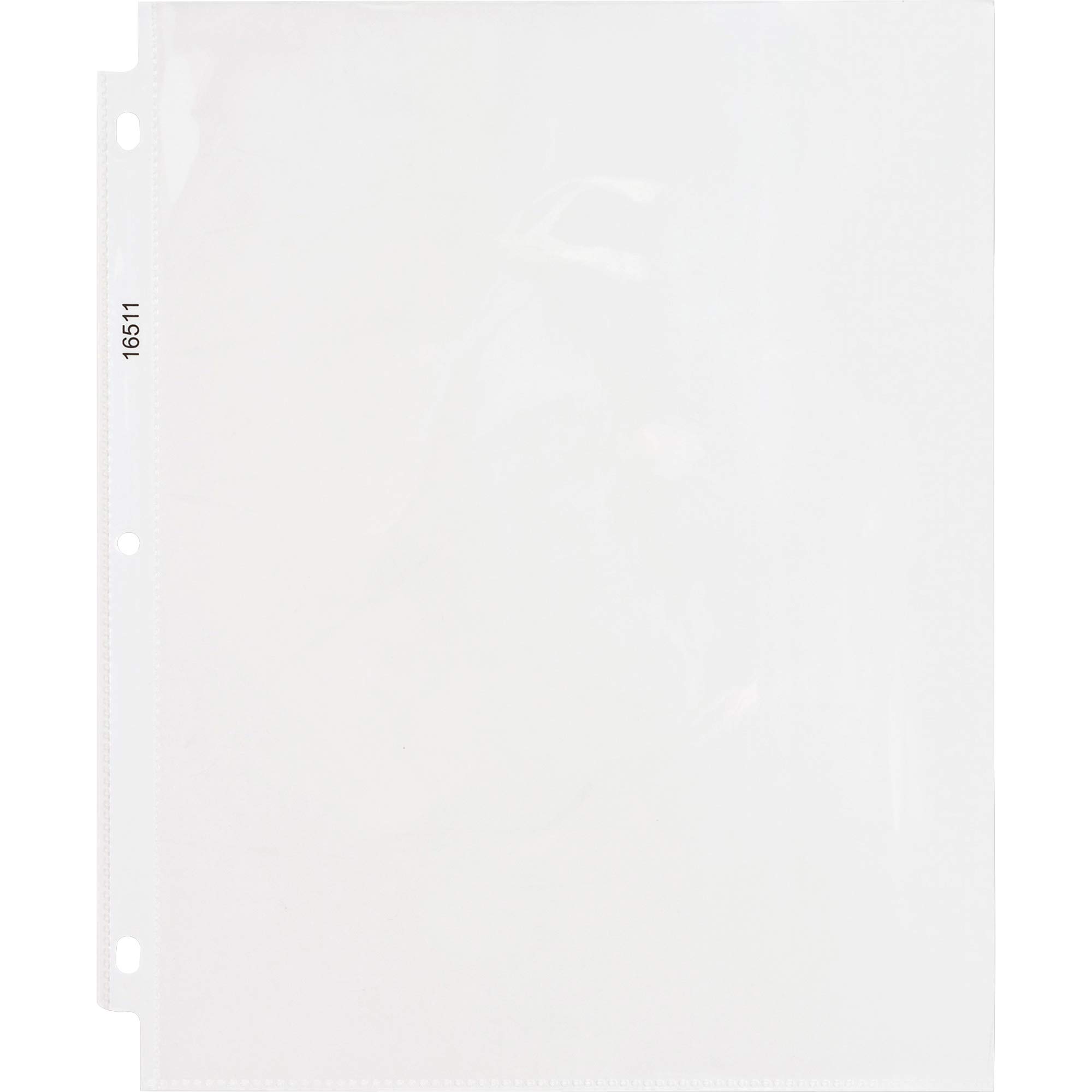 Business Source BSN16511CT Top-Loading Poly Sheet Protectors - 100 Pack, Letter Size 8.5