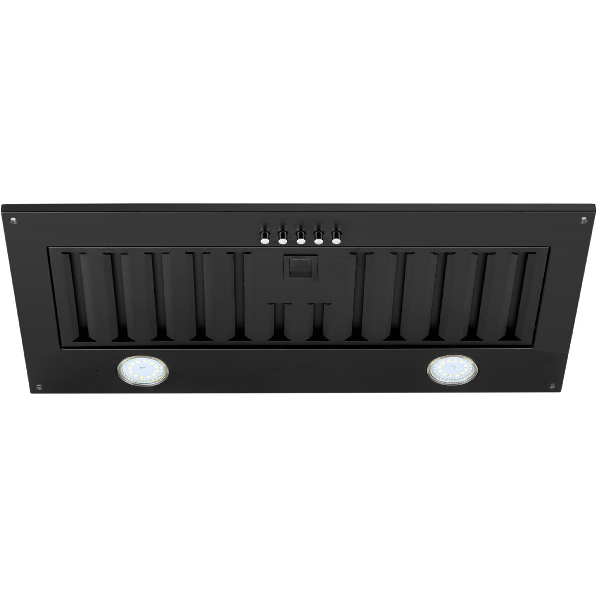 Schweigen 60cm Under Cabinet Range Hood with On-Board Motor - Matte Black SWU 6B | Powerful Kitchen Ventilation for Smoke & Odor Removal