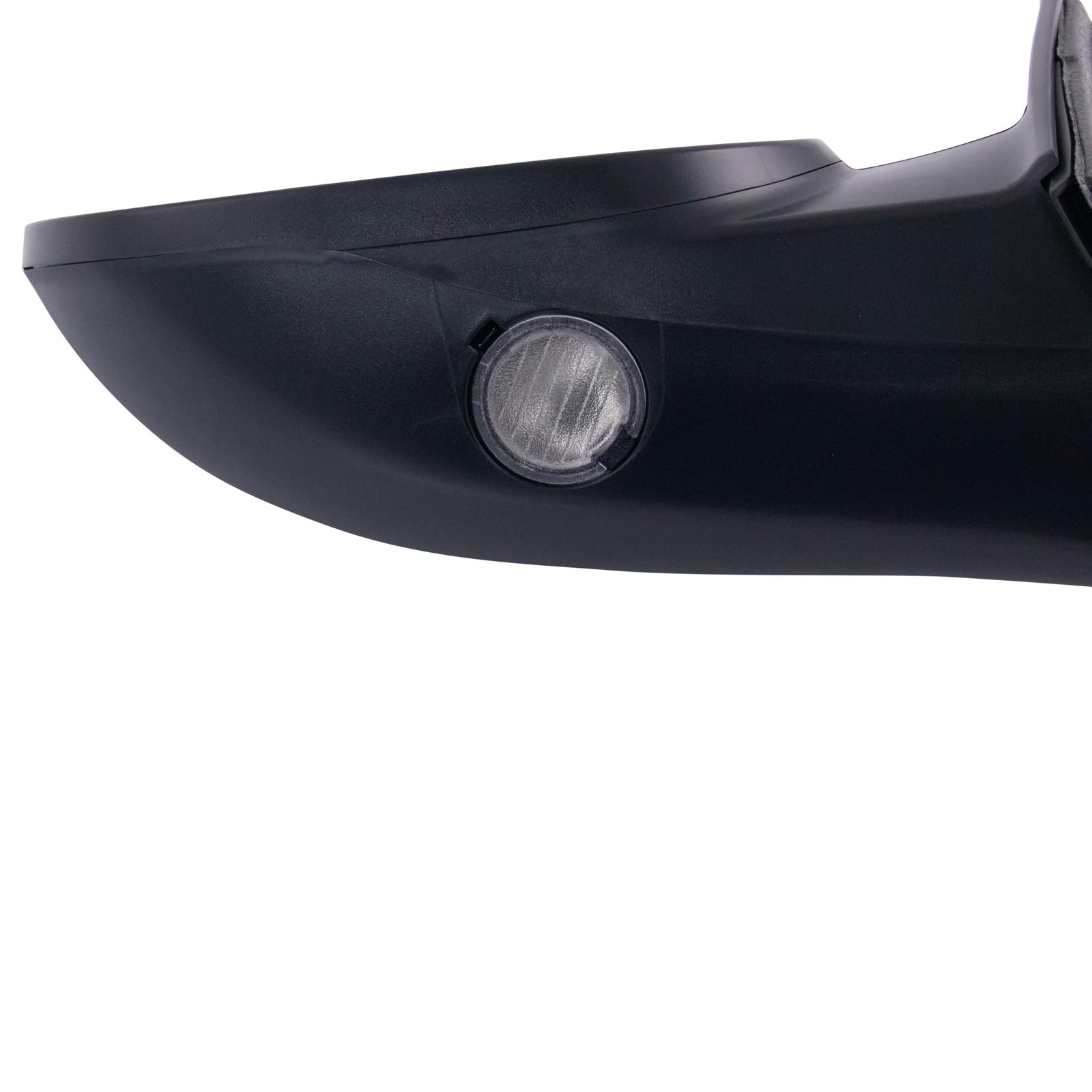 TRQ Heated Left Side Mirror Replacement for 2009-2010 Mazda 6 - Driver Side Power Glass - OEM MA1320191 - Perfect for Winter Driving & Enhanced Visibility